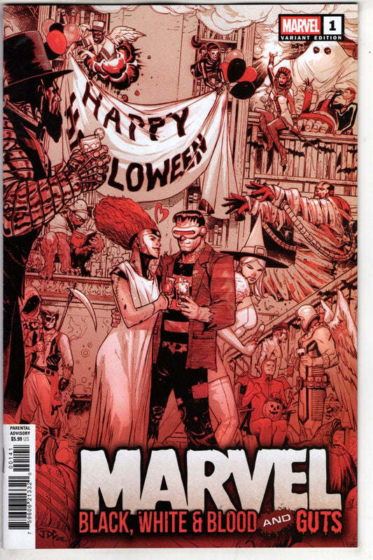 Marvel NEW THIS WEEK MARVEL: BLACK  WHITE & BLOOD AND GUTS #1 JOSHUA CASSARA VARIANT