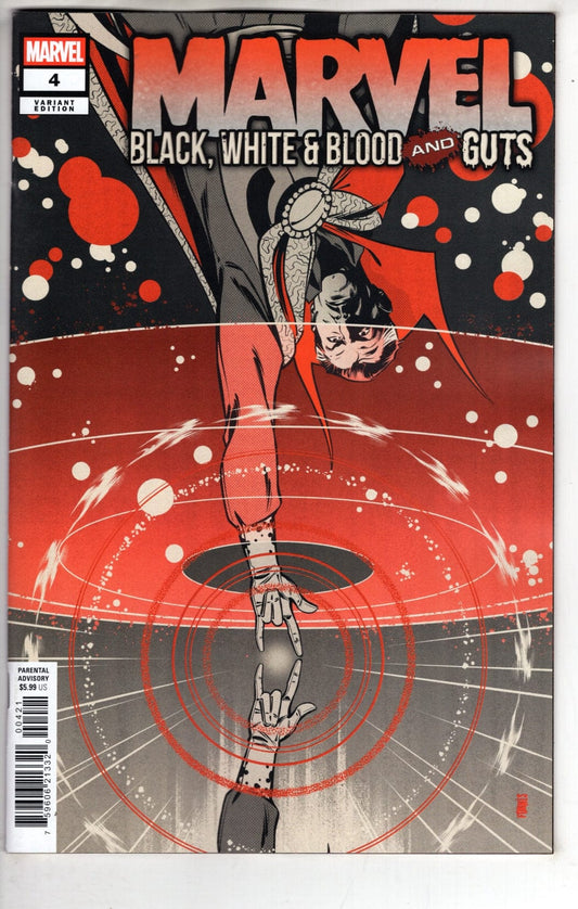 Marvel NEW THIS WEEK MARVEL: BLACK  WHITE & BLOOD AND GUTS #4 JORGE FORNES VARIANT (VF/NM)