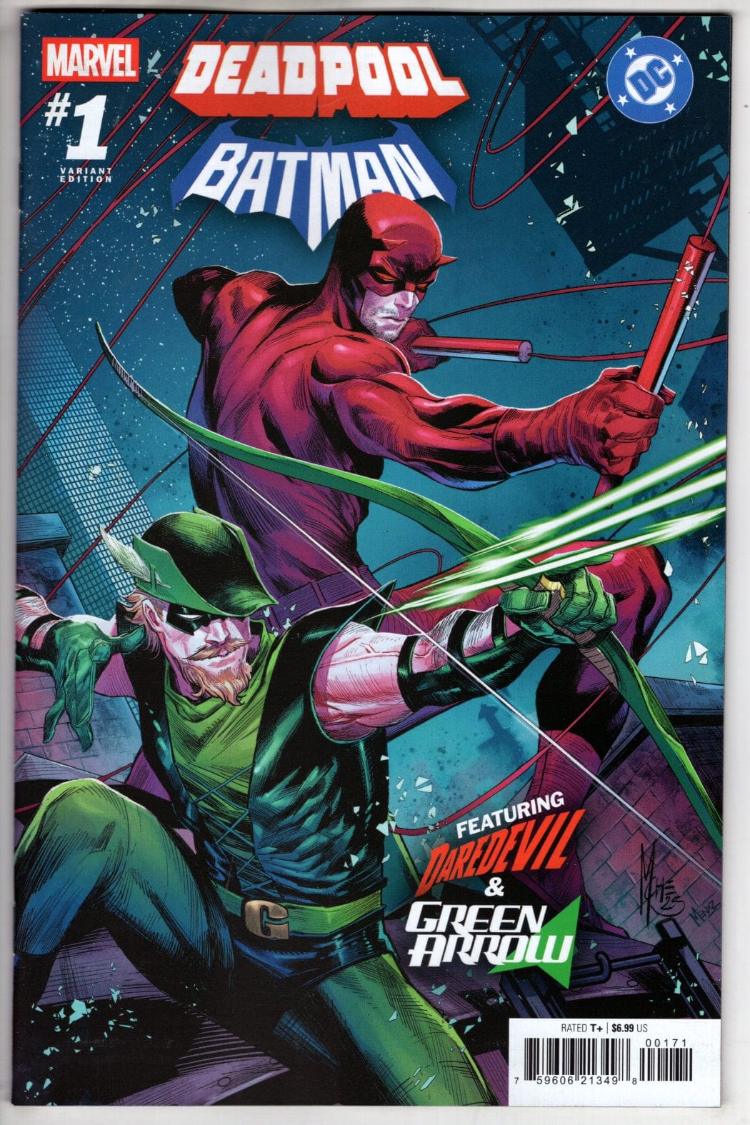 Marvel NEW THIS WEEK MARVEL/DC: DEADPOOL/BATMAN #1 MARCO CHECCHETTO VARIANT