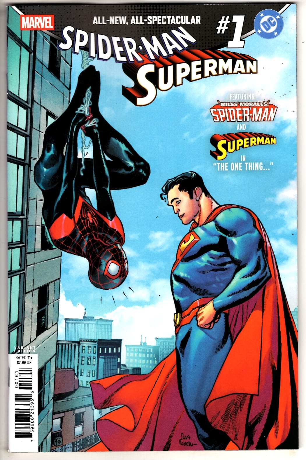 Marvel NEW THIS WEEK MARVEL/DC: SPIDER-MAN/SUPERMAN #1 CVR D SARA PICHELLI VARIANT (VF/NM)