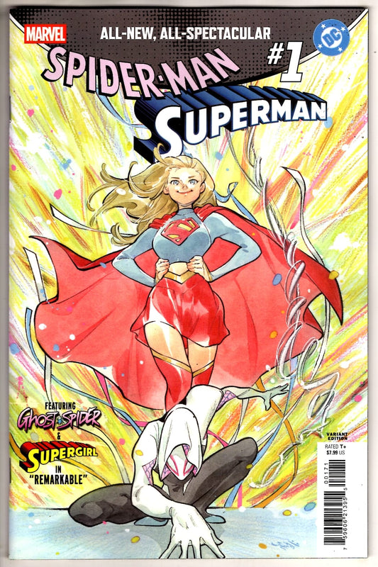 Marvel NEW THIS WEEK MARVEL/DC: SPIDER-MAN/SUPERMAN #1 CVR E PEACH MOMOKO VARIANT (VF/NM)
