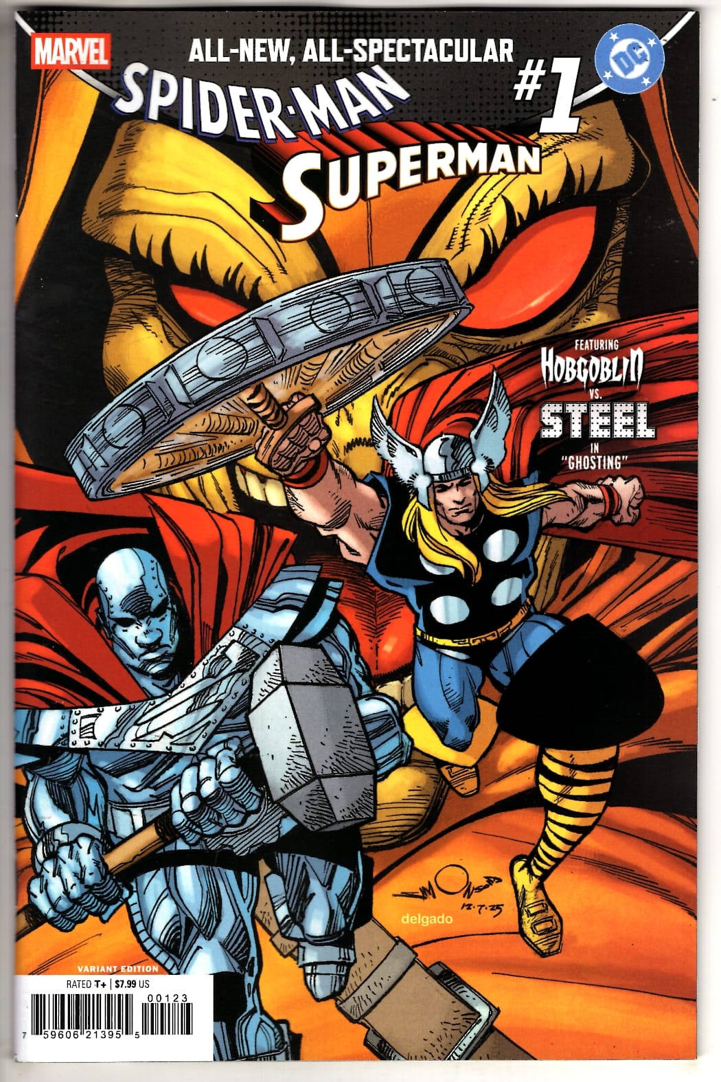 Marvel NEW THIS WEEK MARVEL/DC: SPIDER-MAN/SUPERMAN #1 CVR L WALT SIMONSON VARIANT (VF/NM)
