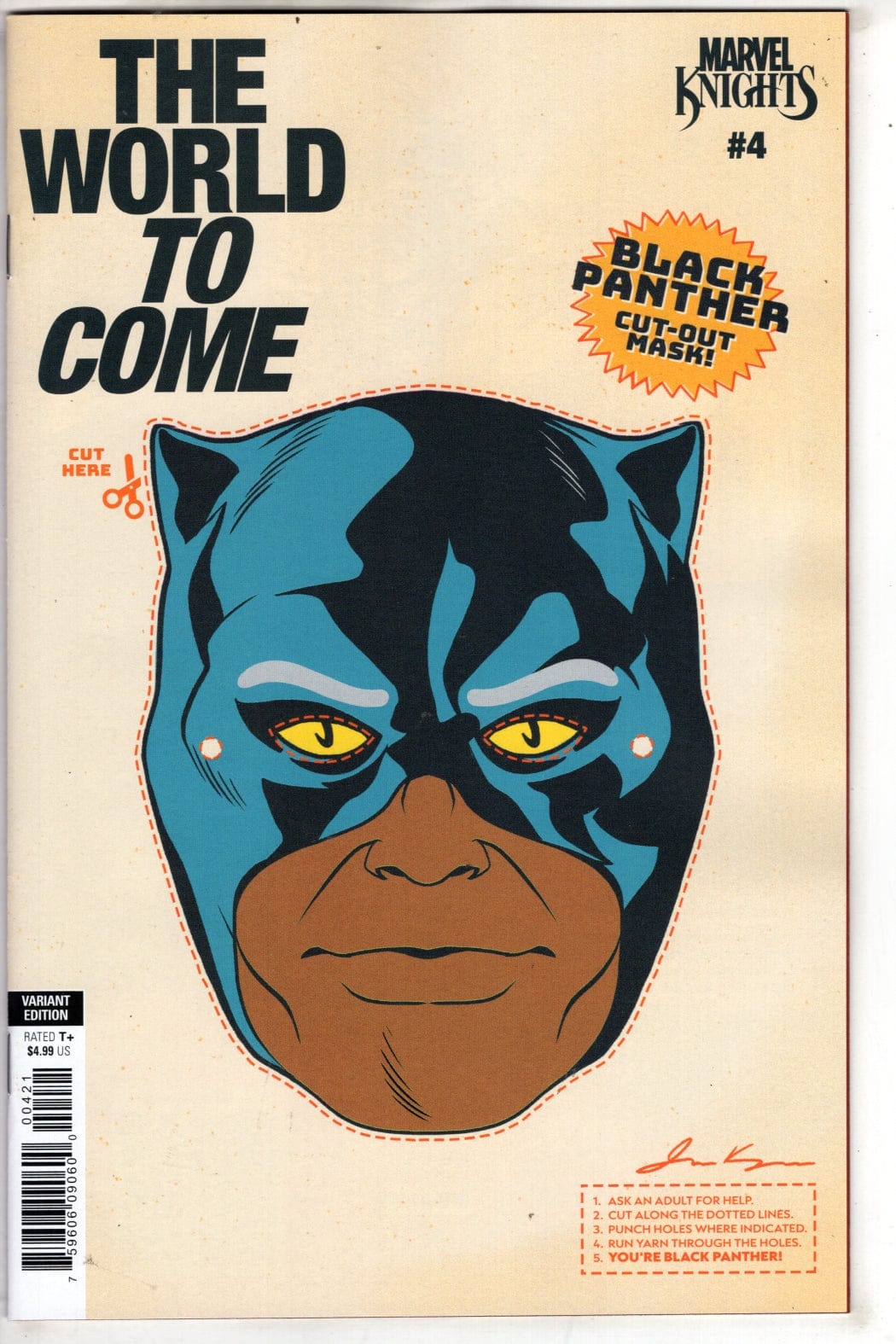 Marvel NEW THIS WEEK MARVEL KNIGHTS: THE WORLD TO COME #4 MASK VARIANT [VF/NM]
