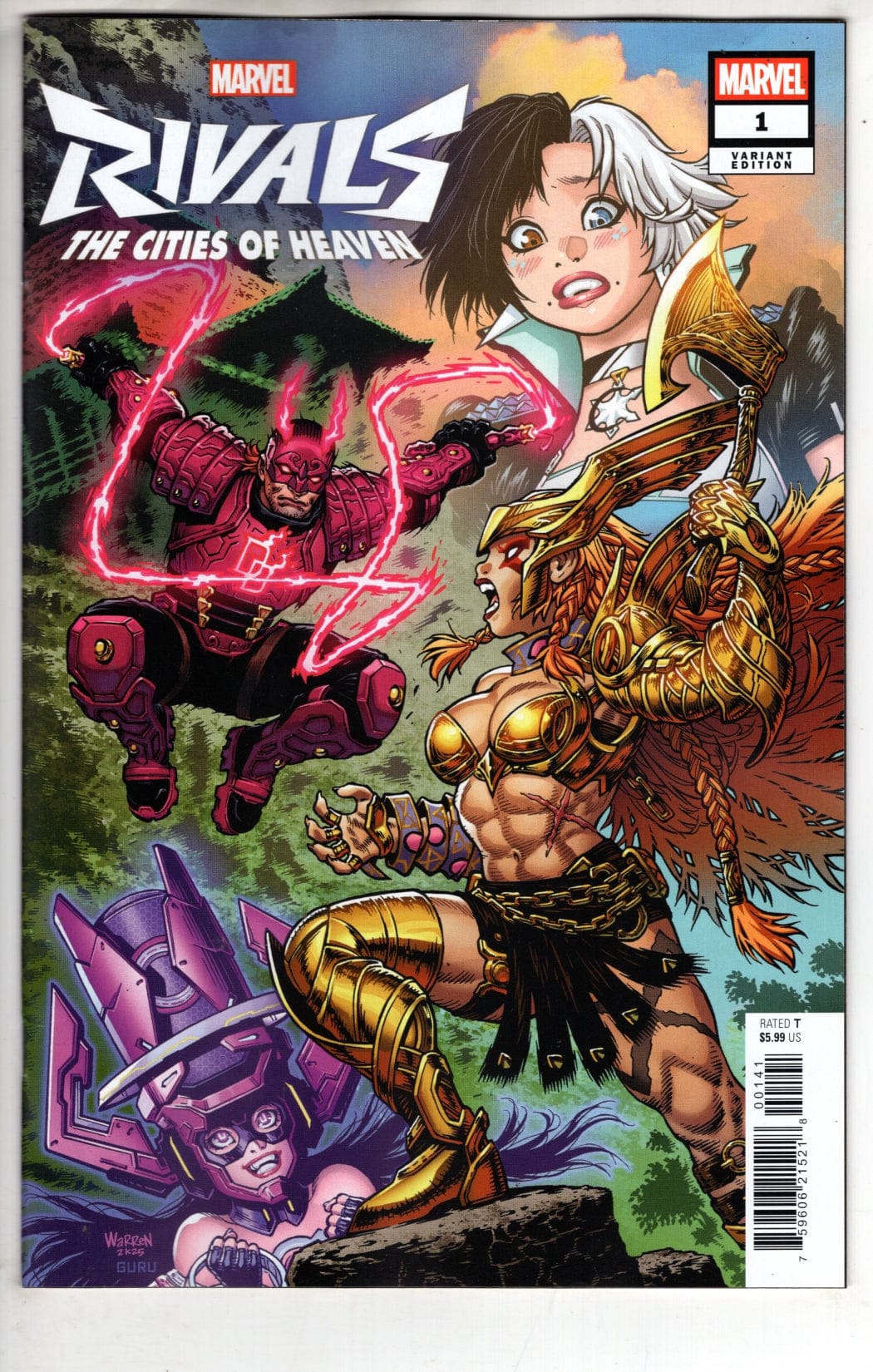 Marvel NEW THIS WEEK MARVEL RIVALS: THE CITIES OF HEAVEN #1 ADAM WARREN VARIANT (VF/NM)