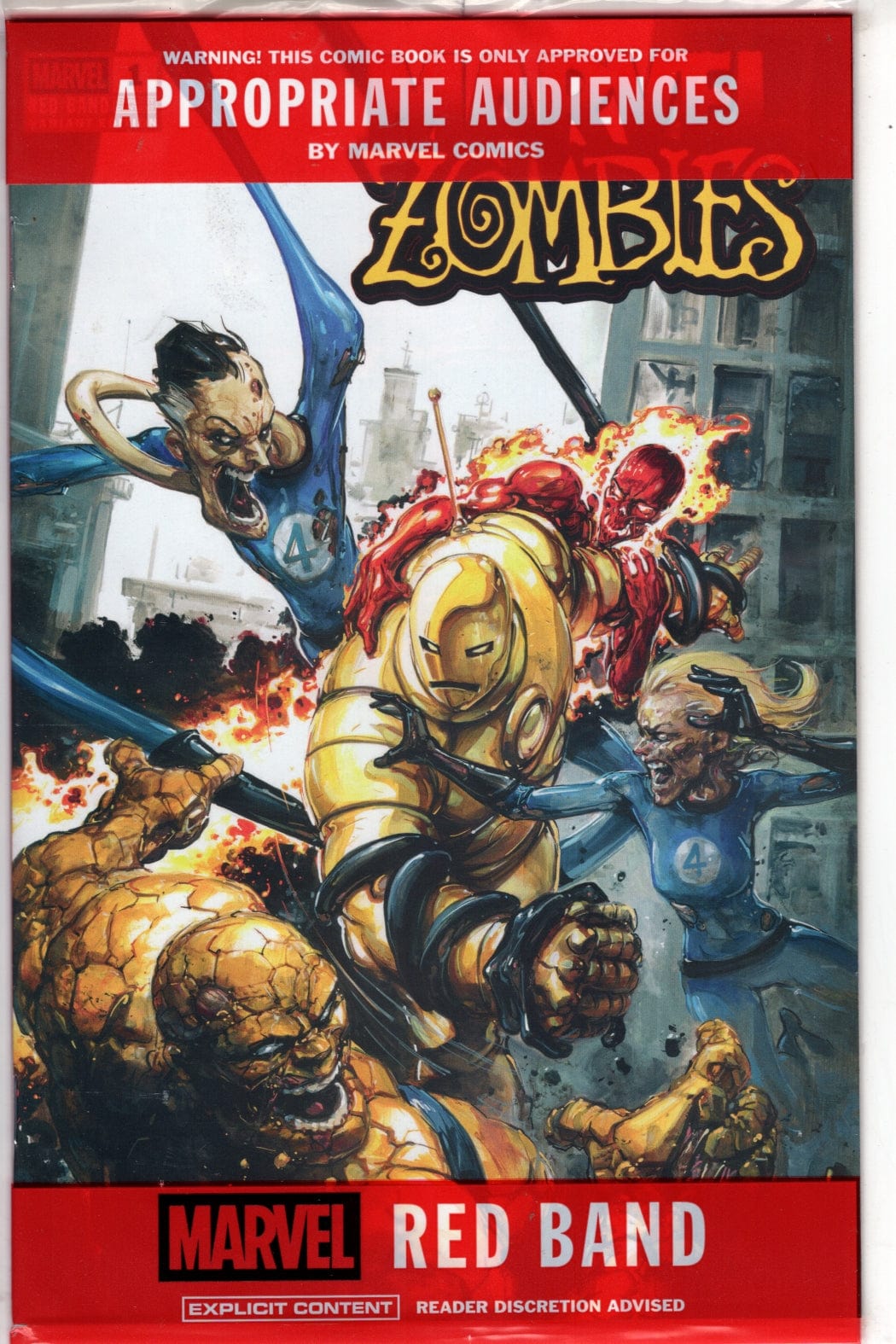 Marvel NEW THIS WEEK MARVEL ZOMBIES: RED BAND #1 CLAYTON CRAIN VARIANT [POLYBAGGED]