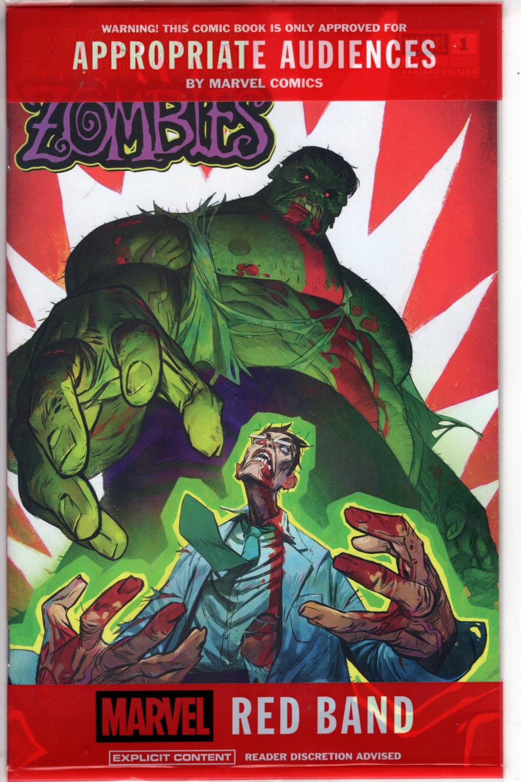 Marvel NEW THIS WEEK MARVEL ZOMBIES: RED BAND #1 IVAN SHAVRIN VARIANT [POLYBAGGED]