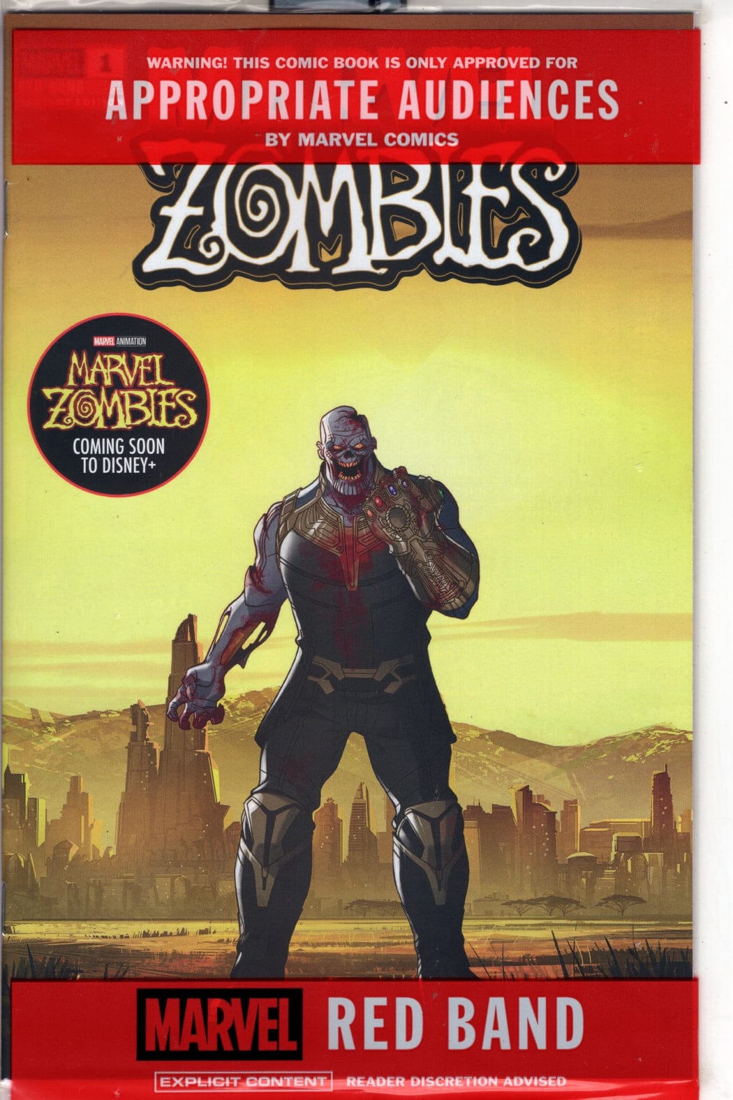Marvel NEW THIS WEEK MARVEL ZOMBIES: RED BAND #1 MARVEL ANIMATION VARIANT [POLYBAGGED]