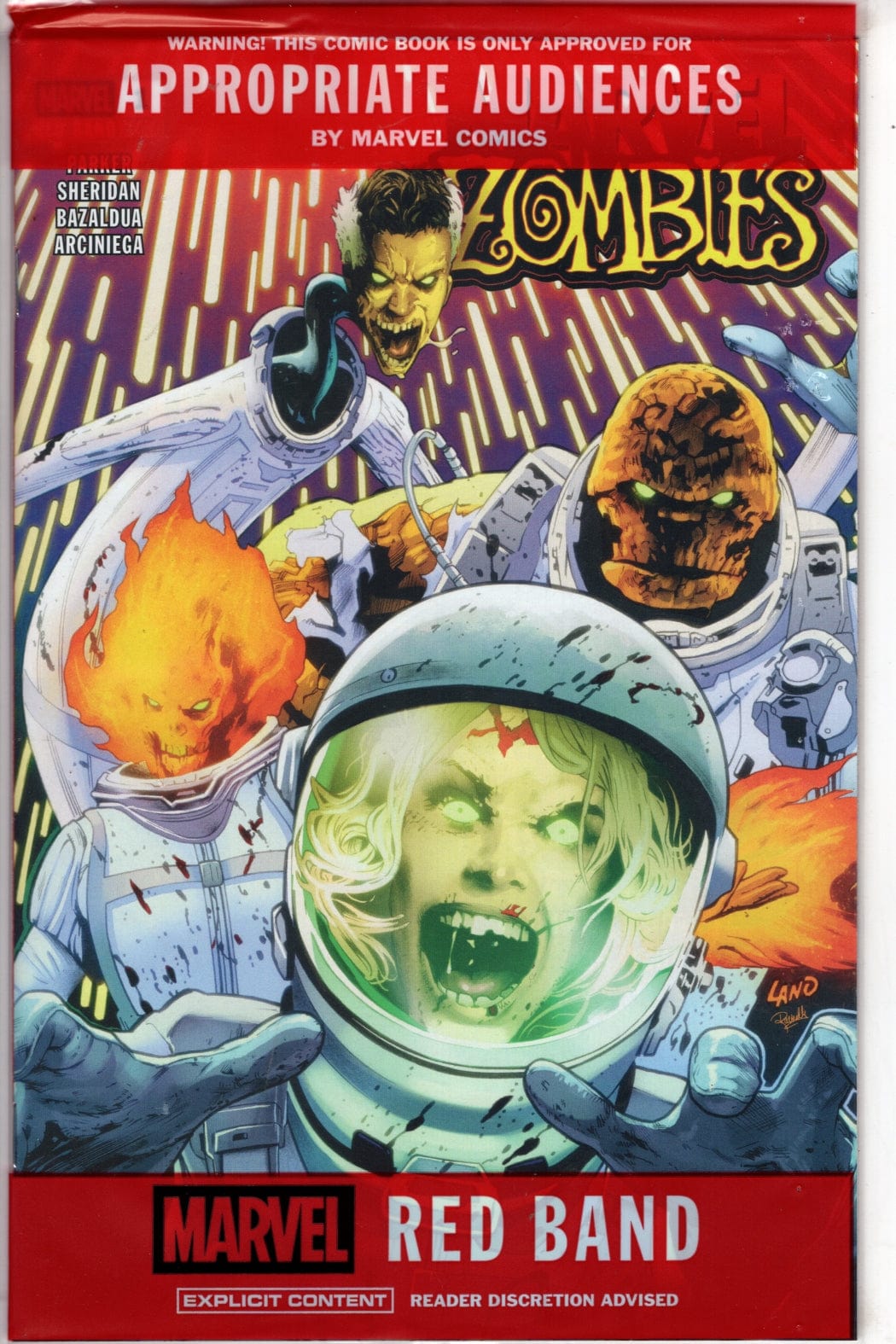 Marvel NEW THIS WEEK MARVEL ZOMBIES: RED BAND #1 [POLYBAGGED]