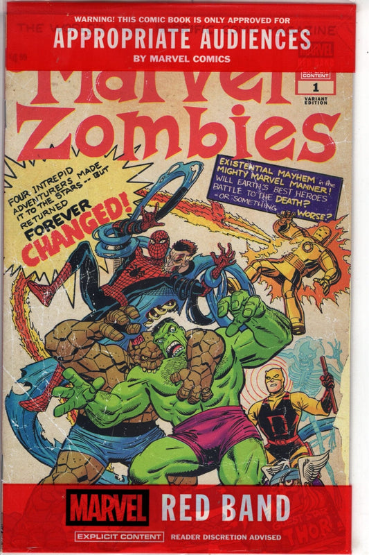 Marvel NEW THIS WEEK MARVEL ZOMBIES: RED BAND #1 SCOTT KOBLISH RETRO ZOMBIE VARIANT [POLYBAGGED]