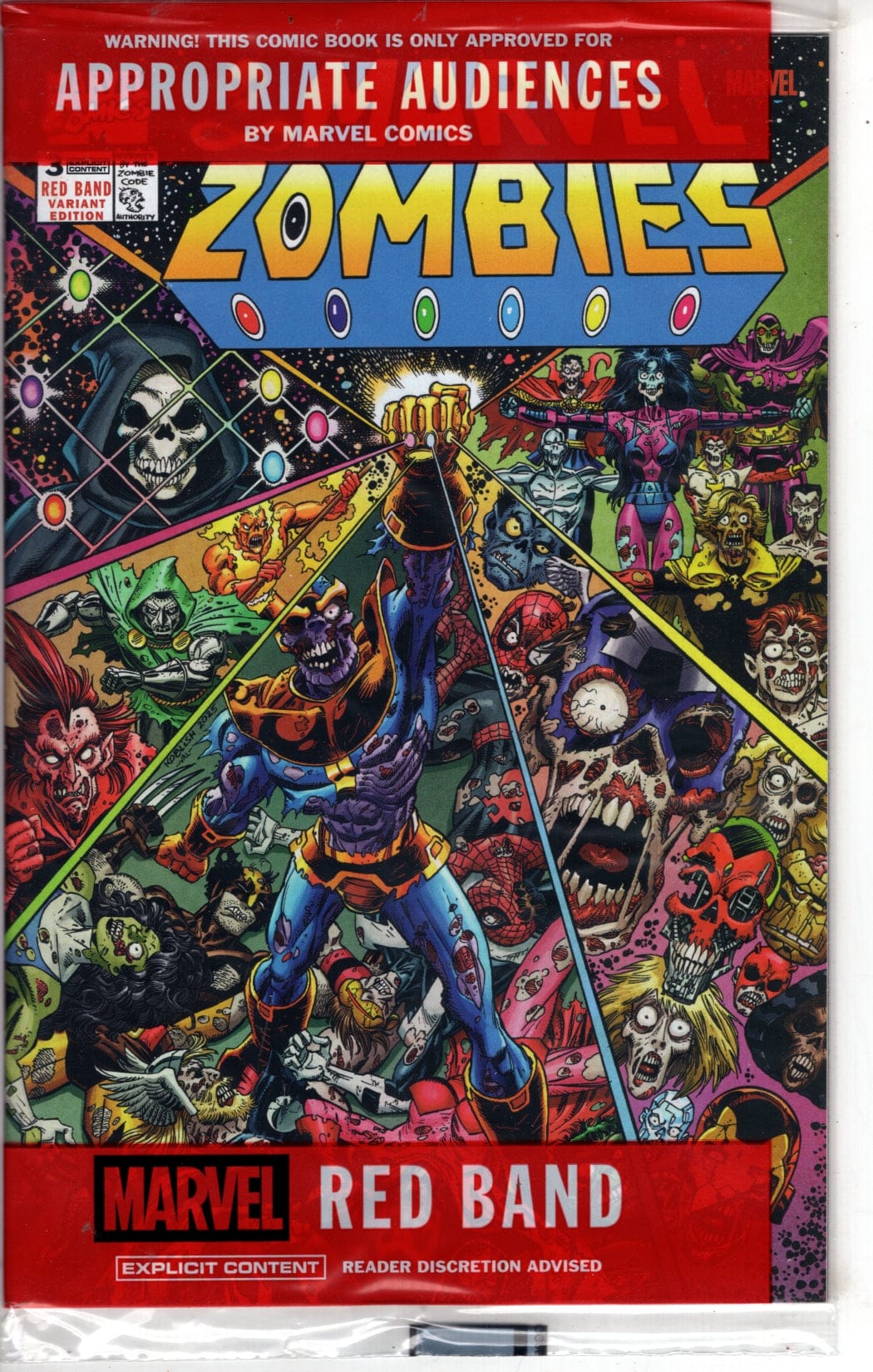Marvel NEW THIS WEEK MARVEL ZOMBIES: RED BAND #3 RETRO ZOMBIE VARIANT [POLYBAGGED]