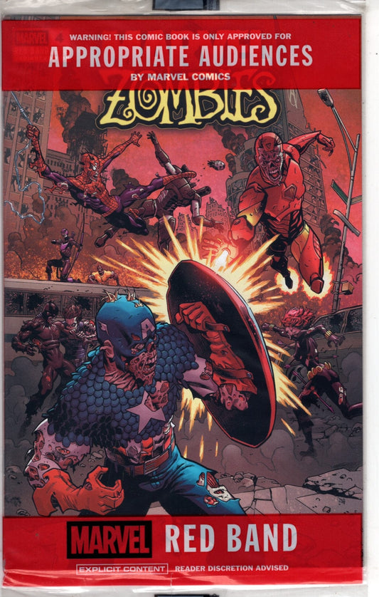 Marvel NEW THIS WEEK MARVEL ZOMBIES: RED BAND #4 MIKE HAWTHORNE VARIANT [POLYBAGGED] (VF/NM)