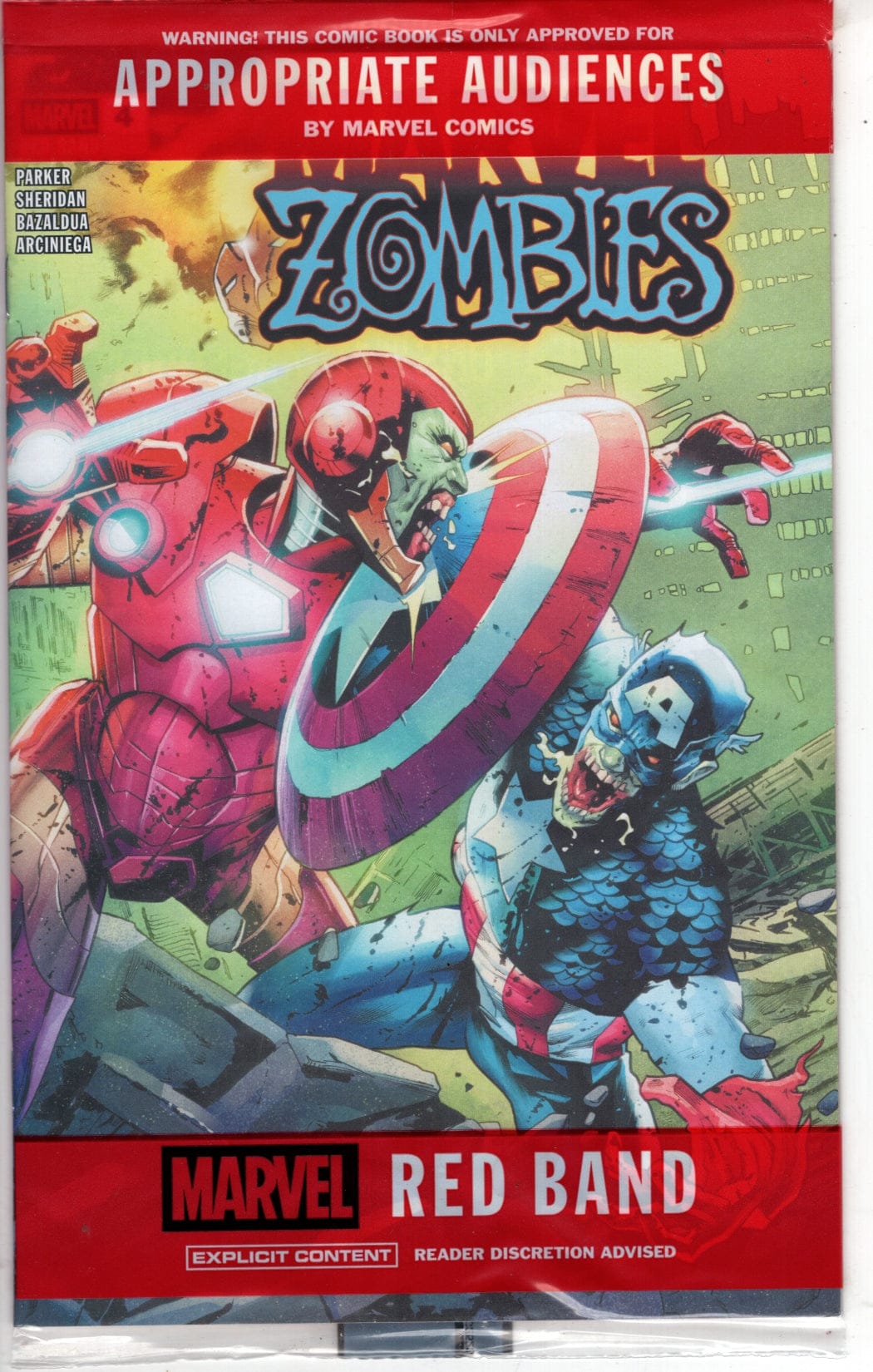 Marvel NEW THIS WEEK MARVEL ZOMBIES: RED BAND #4 [POLYBAGGED] VF/NM)