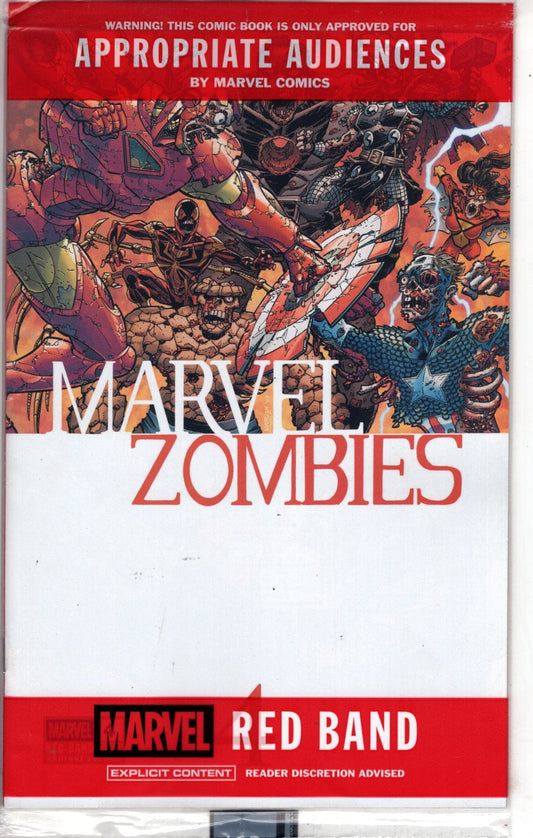 Marvel NEW THIS WEEK MARVEL ZOMBIES: RED BAND #4 SCOTT KOBLISH RETRO ZOMBIE VARIANT [POLYBAGGED] (VF/NM)