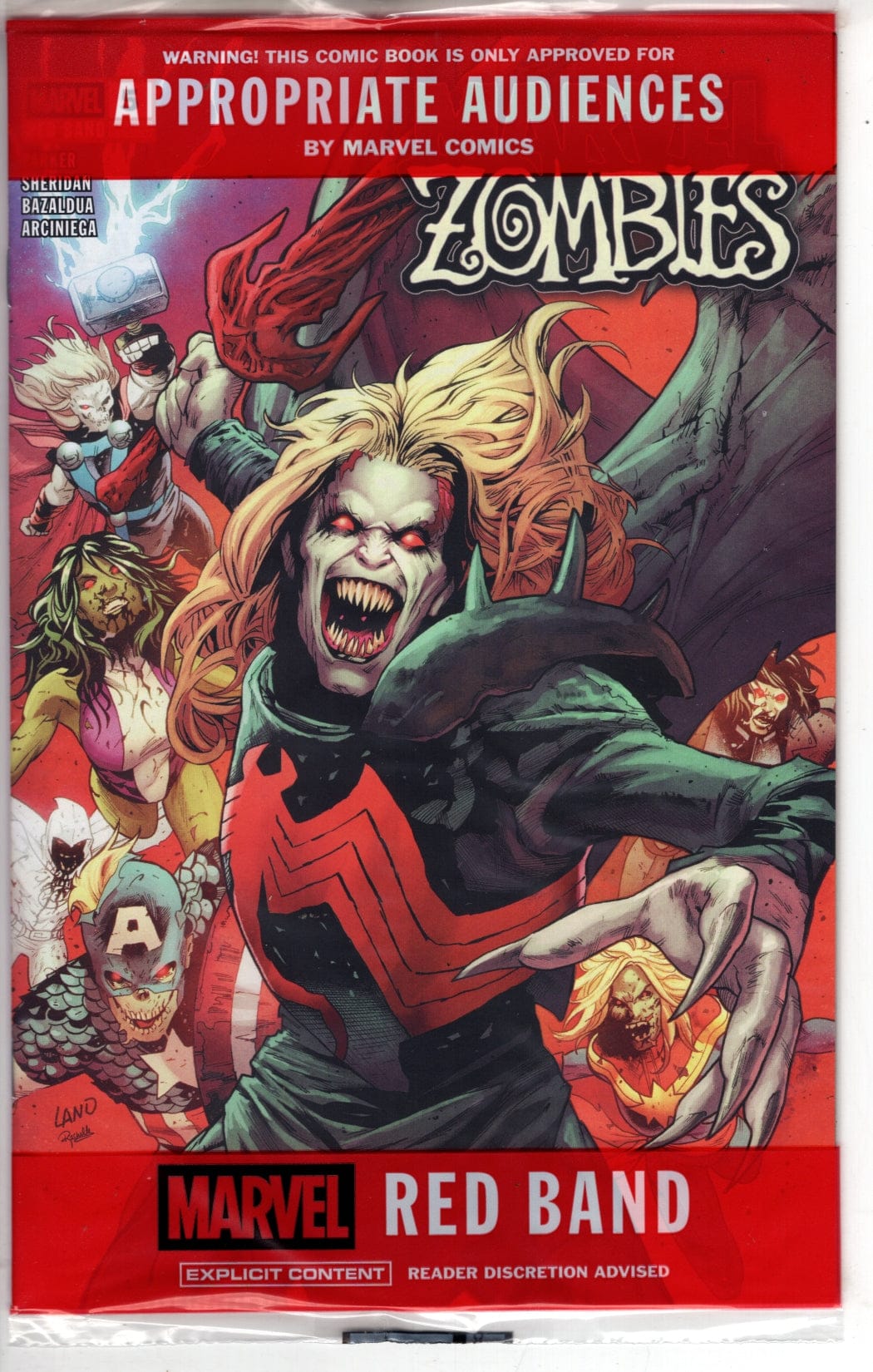 Marvel NEW THIS WEEK MARVEL ZOMBIES: RED BAND #5 [POLYBAGGED] (VF/NM)
