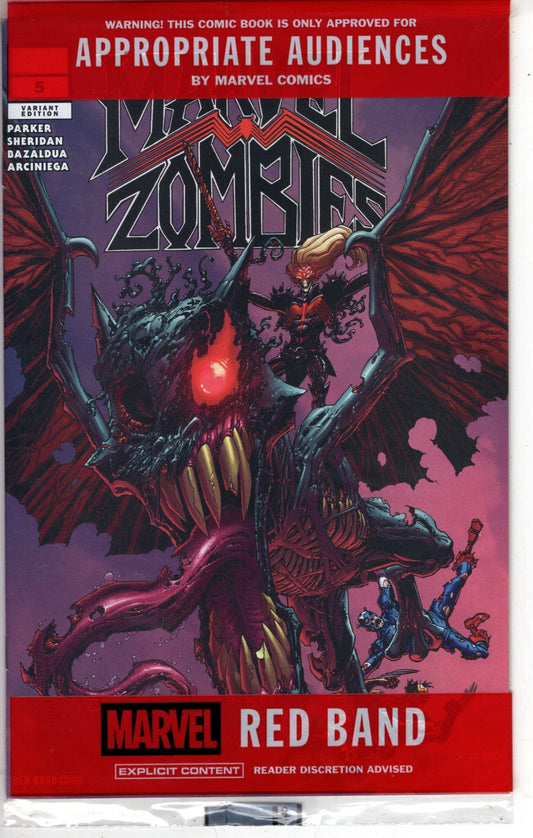 Marvel NEW THIS WEEK MARVEL ZOMBIES: RED BAND #5 SCOTT KOBLISH RETRO ZOMBIE VARIANT [POLYBAGGED] (VF/NM)