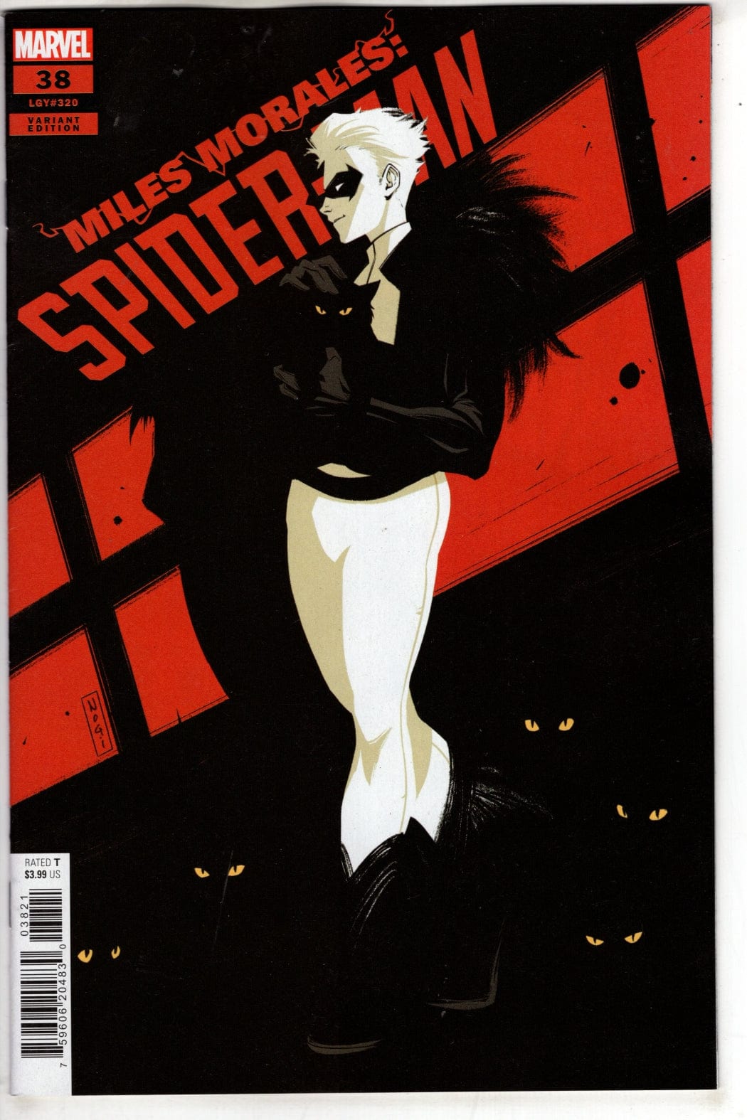 Marvel NEW THIS WEEK MILES MORALES: SPIDER-MAN #38 NOGI SAN WHITE CAT VARIANT