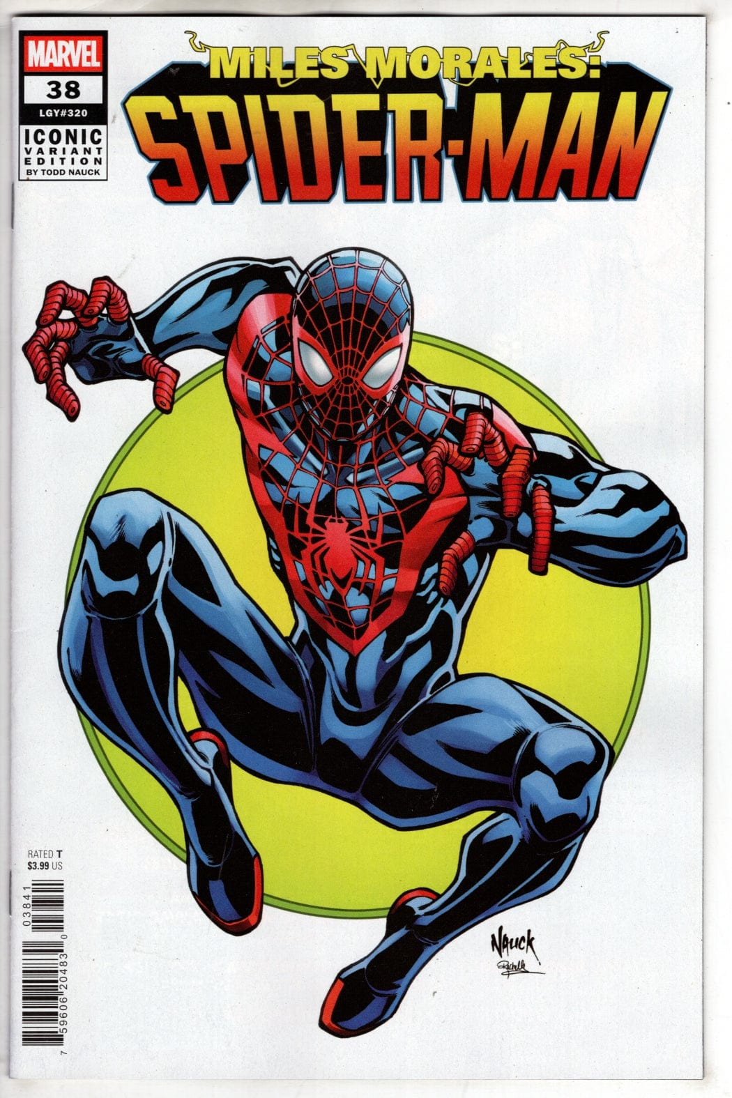Marvel NEW THIS WEEK MILES MORALES: SPIDER-MAN #38 TODD NAUCK ICONIC VARIANT