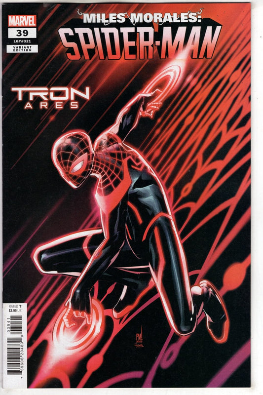 Marvel NEW THIS WEEK MILES MORALES: SPIDER-MAN #39 PACO MEDINA TRON: ARES VARIANT
