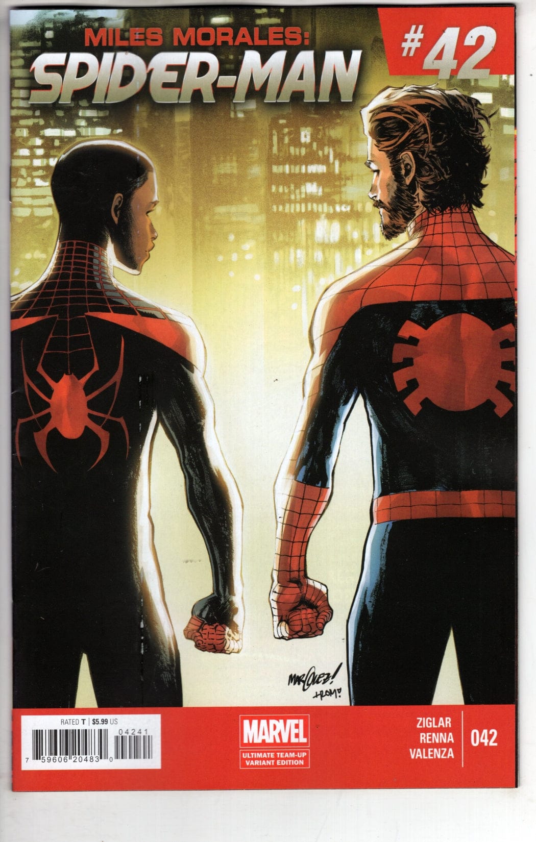 Marvel NEW THIS WEEK MILES MORALES: SPIDER-MAN #42 DAVID MARQUEZ ULTIMATE TEAM-UP VARIANT (VF/NM)