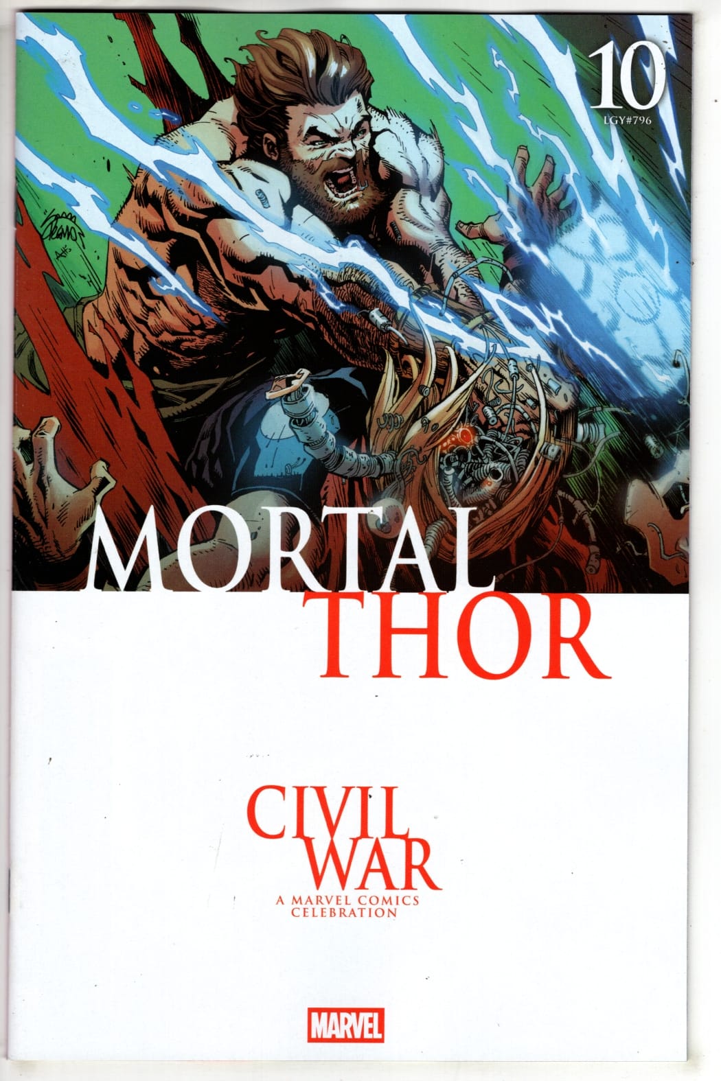 Marvel NEW THIS WEEK MORTAL THOR #10 TBD ARTIST CIVIL WAR CELEBRATION VARIANT (VF/NM)