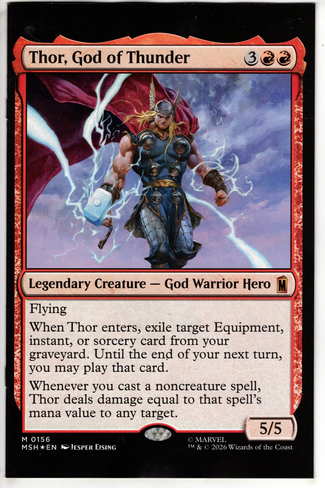 Marvel NEW THIS WEEK MORTAL THOR #11 TBD ARTIST MAGIC: THE GATHERING VARIANT (VF/NM)