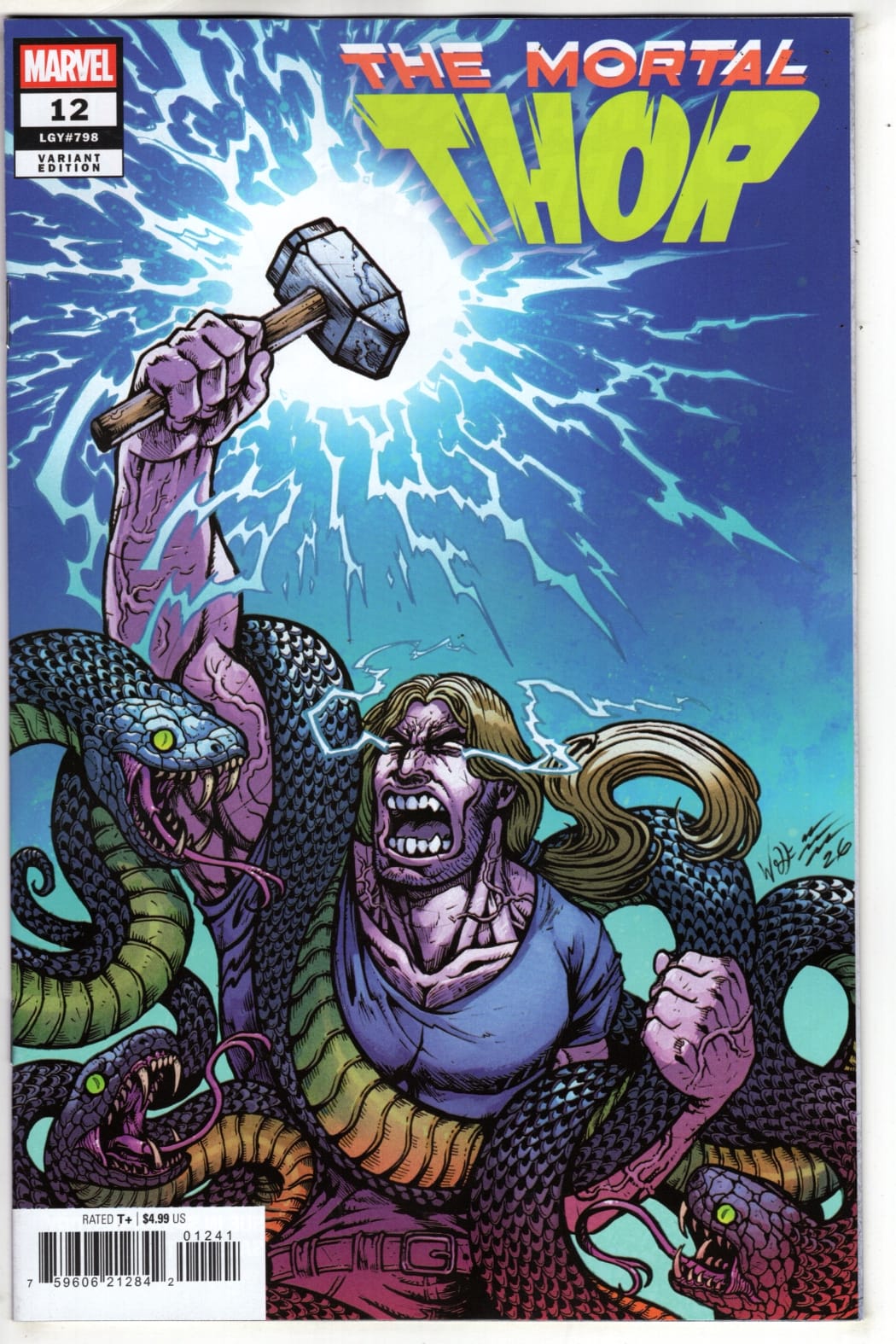 Marvel NEW THIS WEEK MORTAL THOR #12 MARIA WOLF VARIANT (VF/NM)