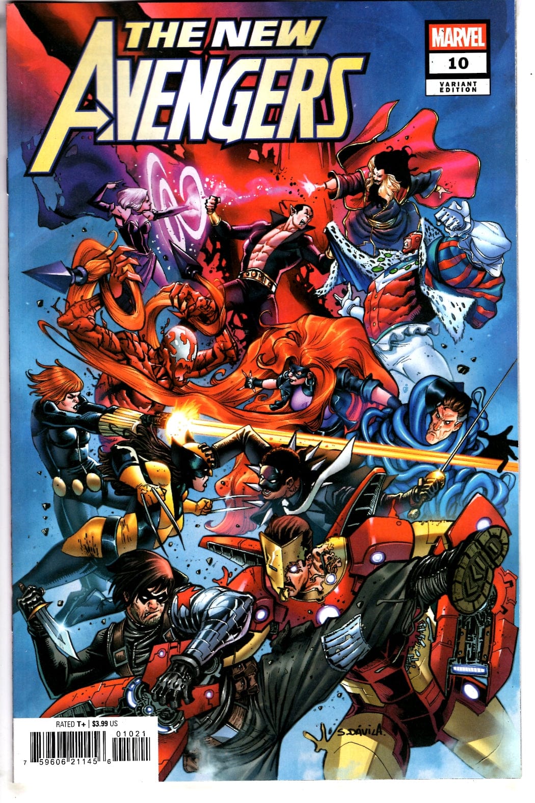 Marvel NEW THIS WEEK NEW AVENGERS #10 SERGIO DAVILA VARIANT (VF/NM)