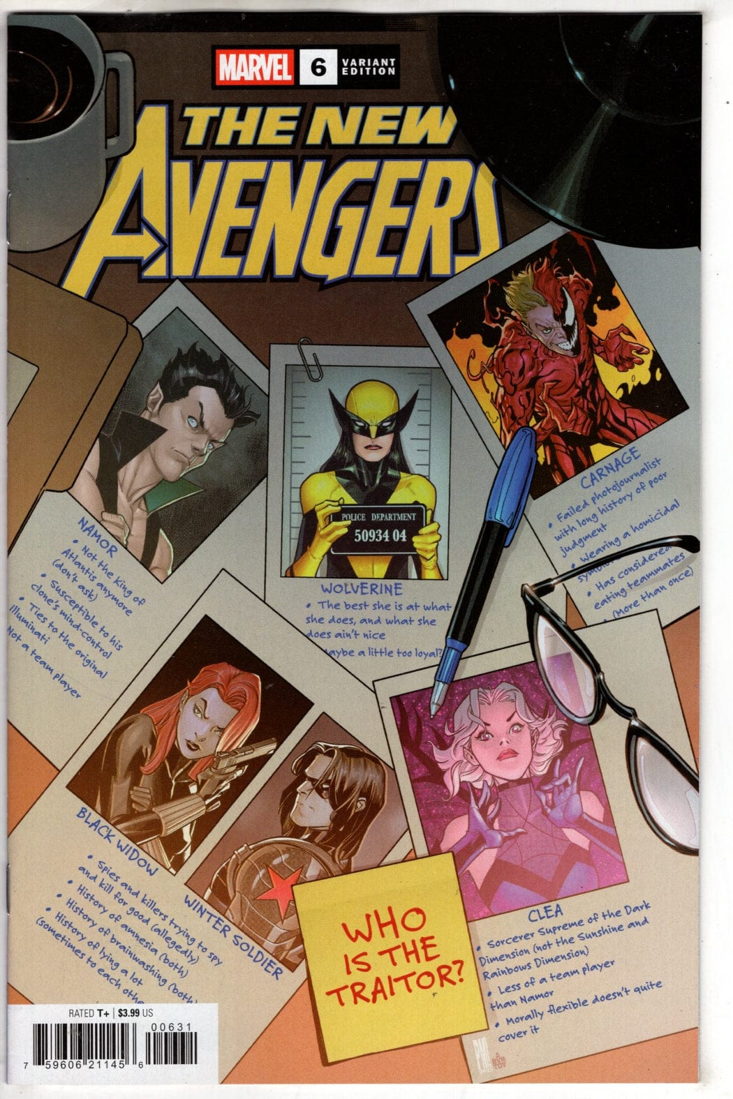 Marvel NEW THIS WEEK NEW AVENGERS #6 PACO VARIANT [VF/NM]