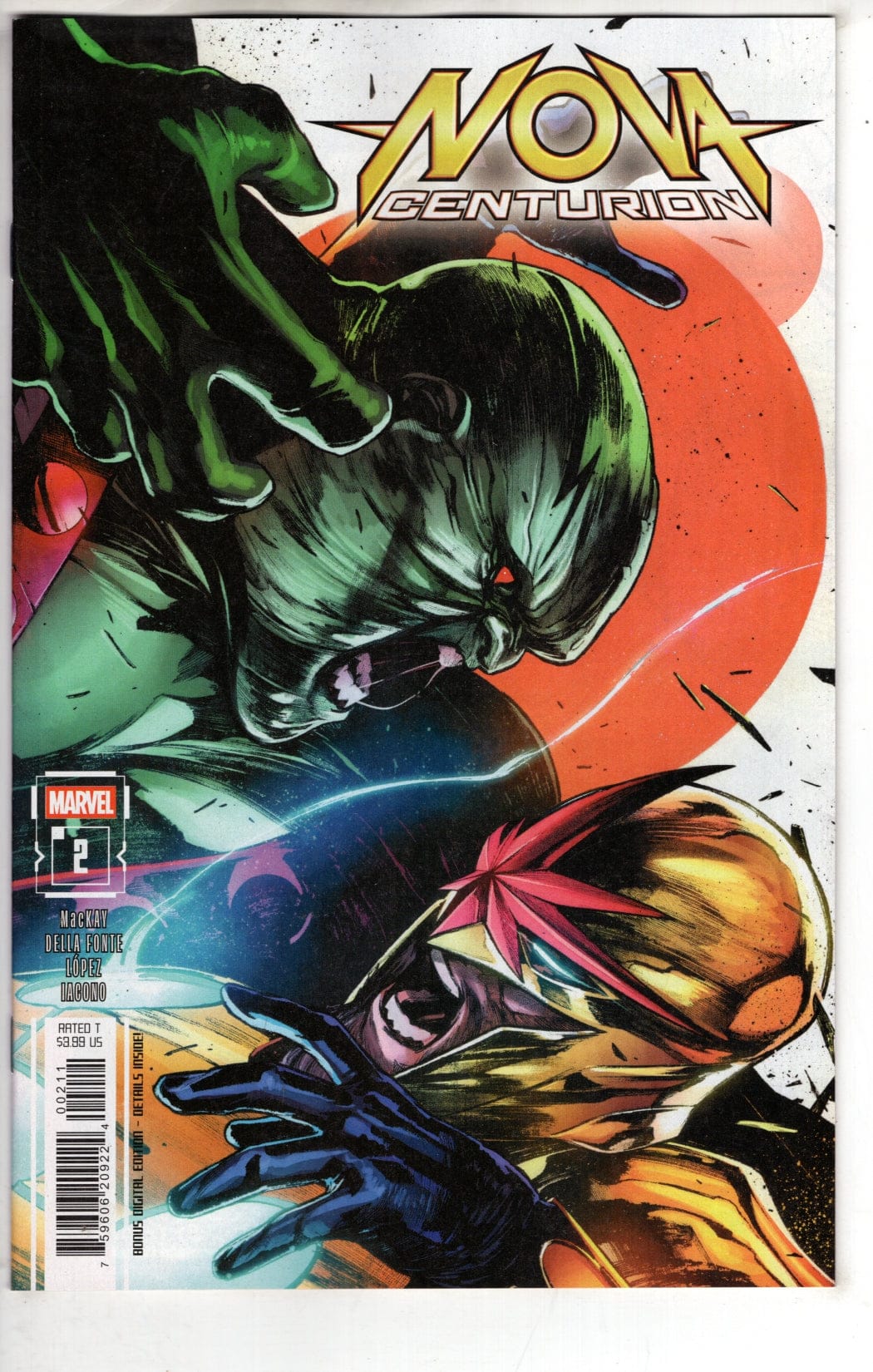 Marvel NEW THIS WEEK NOVA: CENTURION #2
