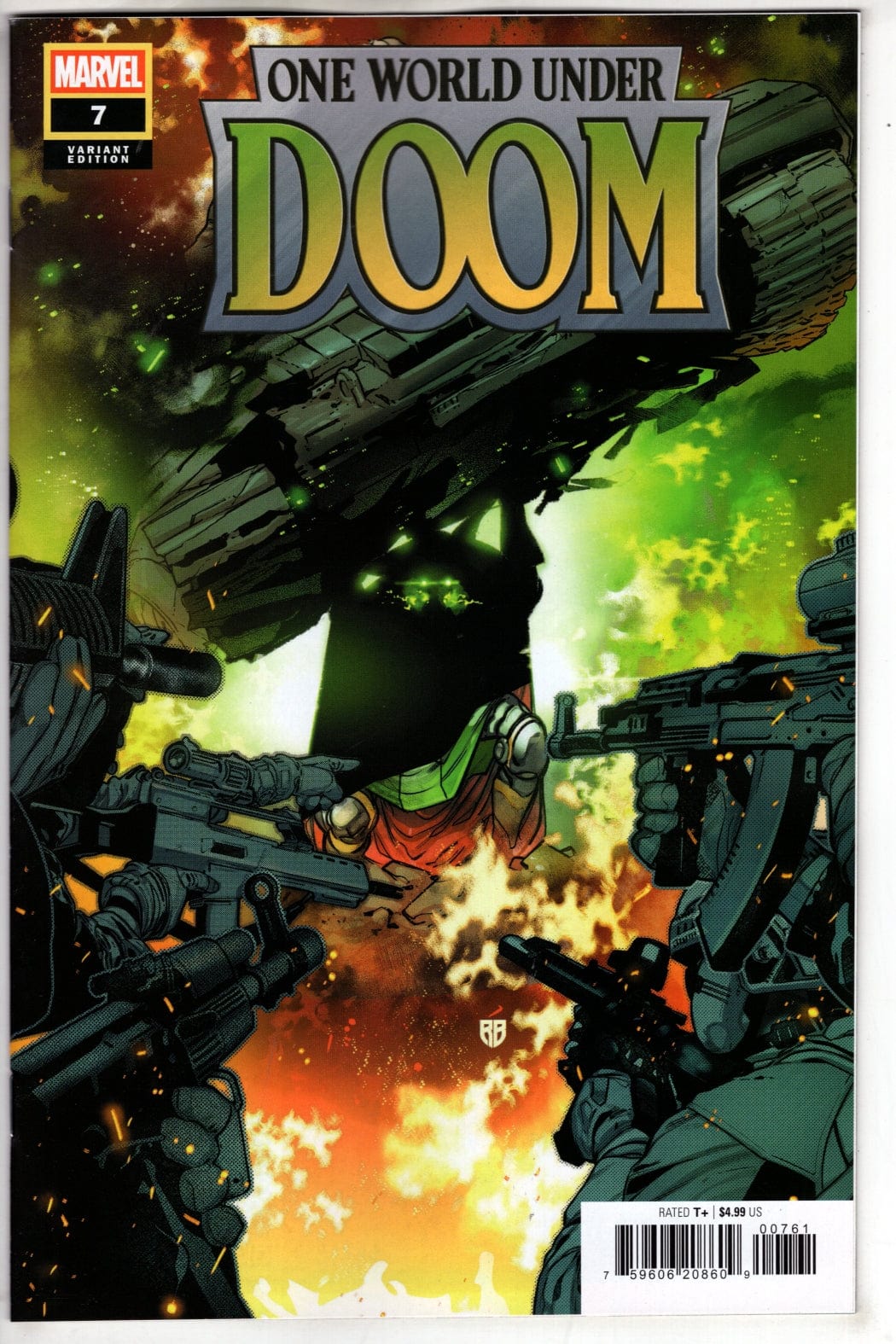 Marvel NEW THIS WEEK ONE WORLD UNDER DOOM #7 R.B. SILVA VARIANT