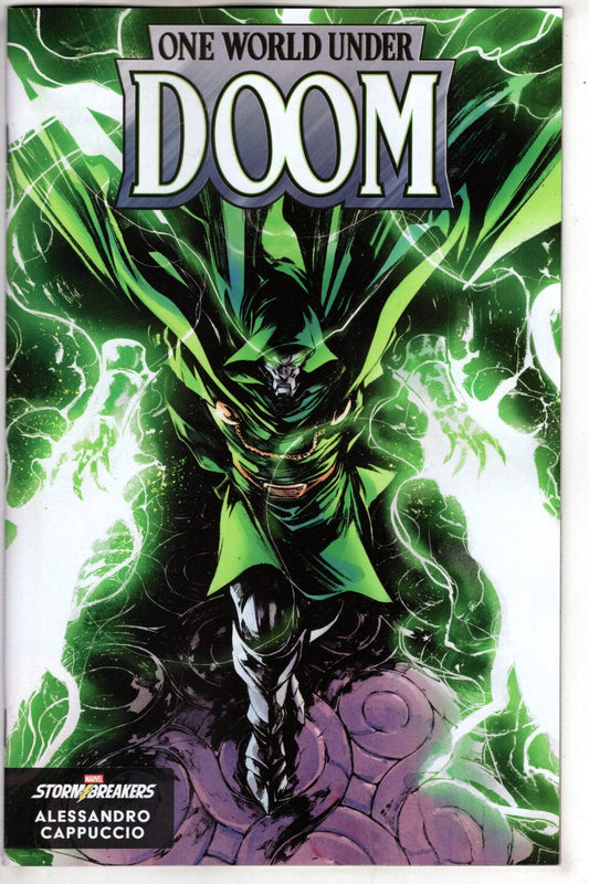 Marvel NEW THIS WEEK ONE WORLD UNDER DOOM #8 ALESSANDRO CAPPUCCIO STORMBREAKERS NEW CLASS VARIANT