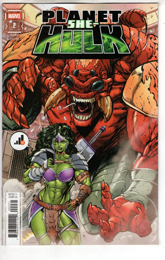Marvel NEW THIS WEEK PLANET SHE-HULK #2 TIM SEELEY VARIANT