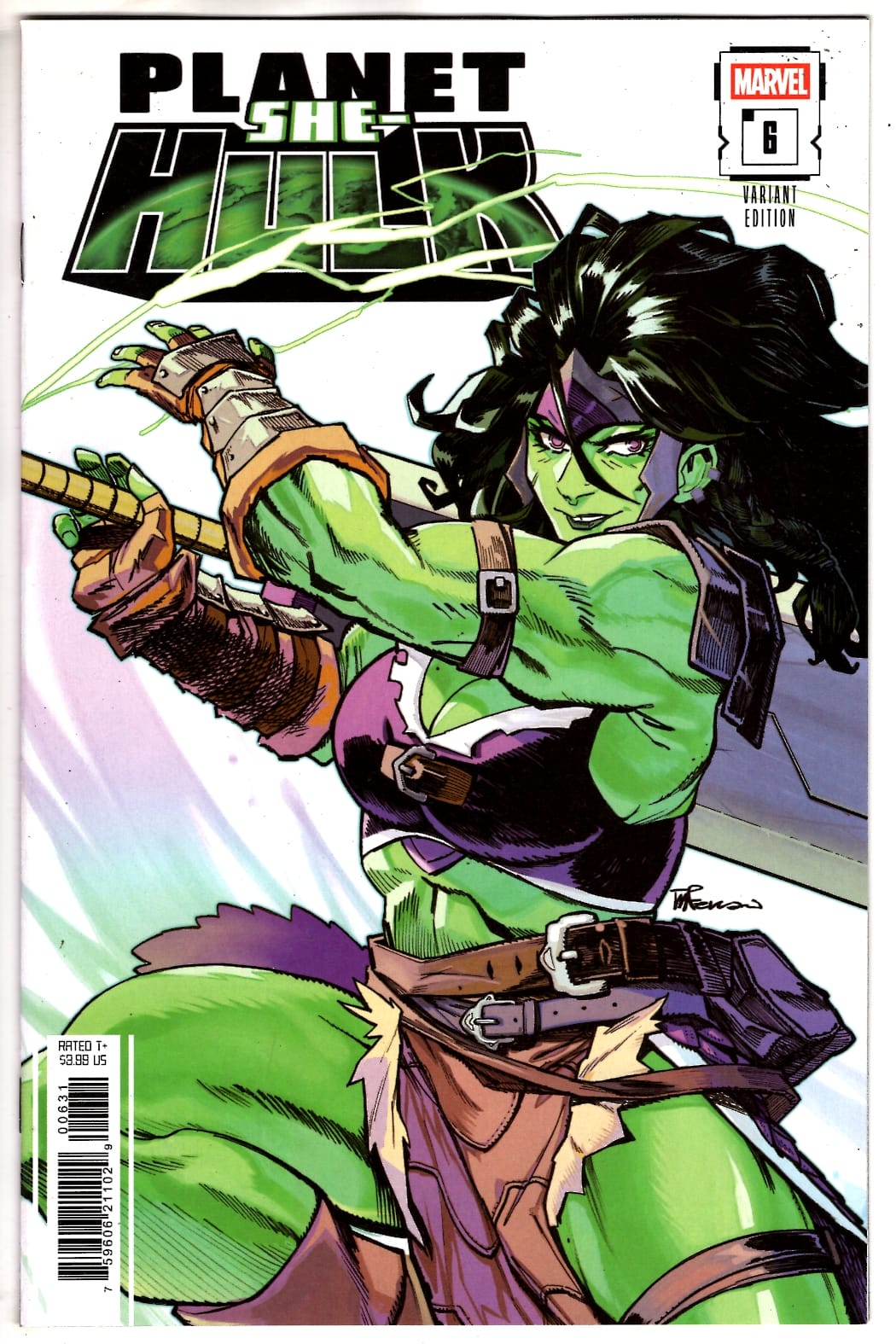 Marvel NEW THIS WEEK PLANET SHE-HULK #6 MARCO FERRARI VARIANT (VF/NM)