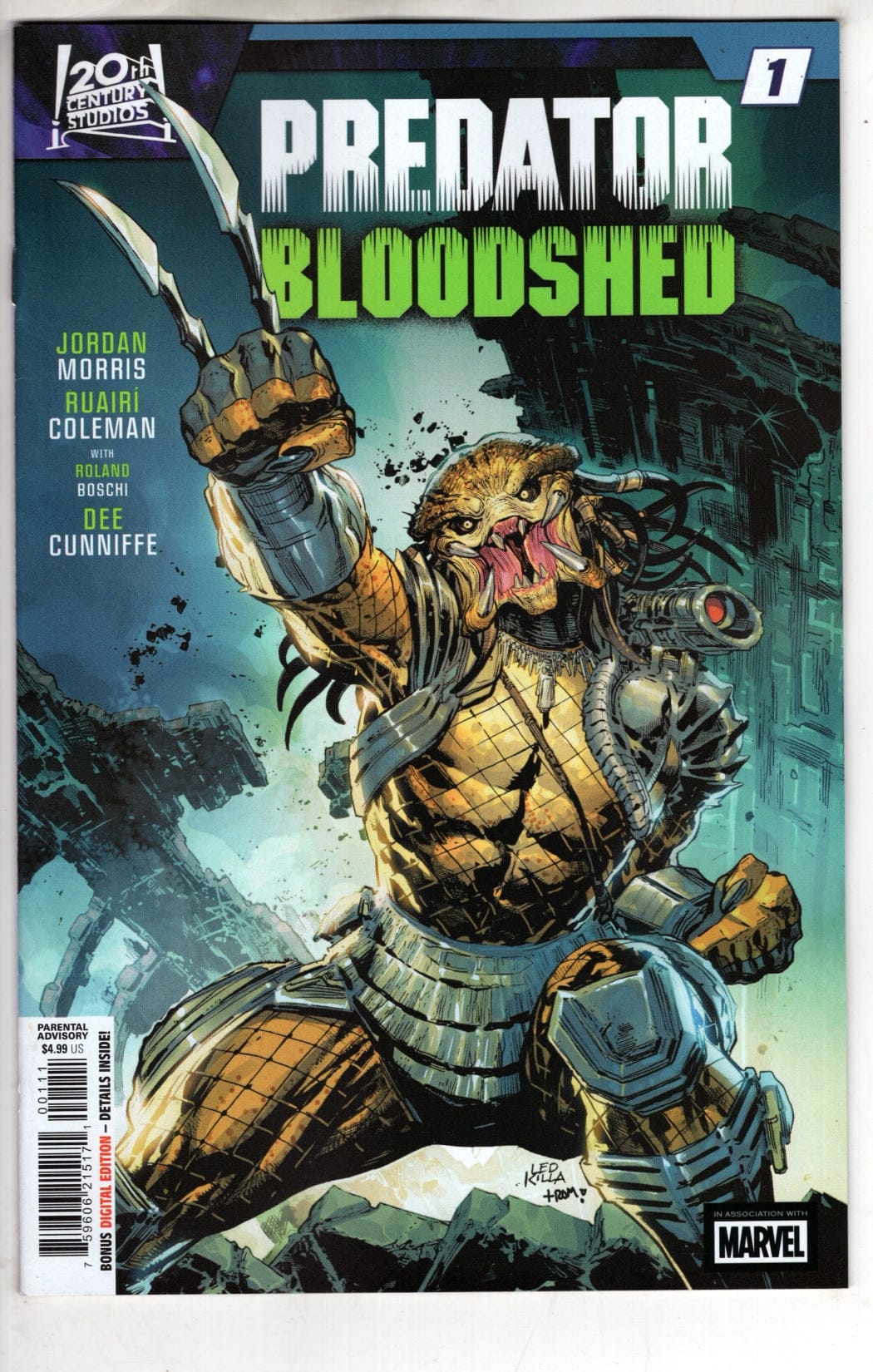 Marvel NEW THIS WEEK PREDATOR: BLOODSHED #1 (VF/NM)