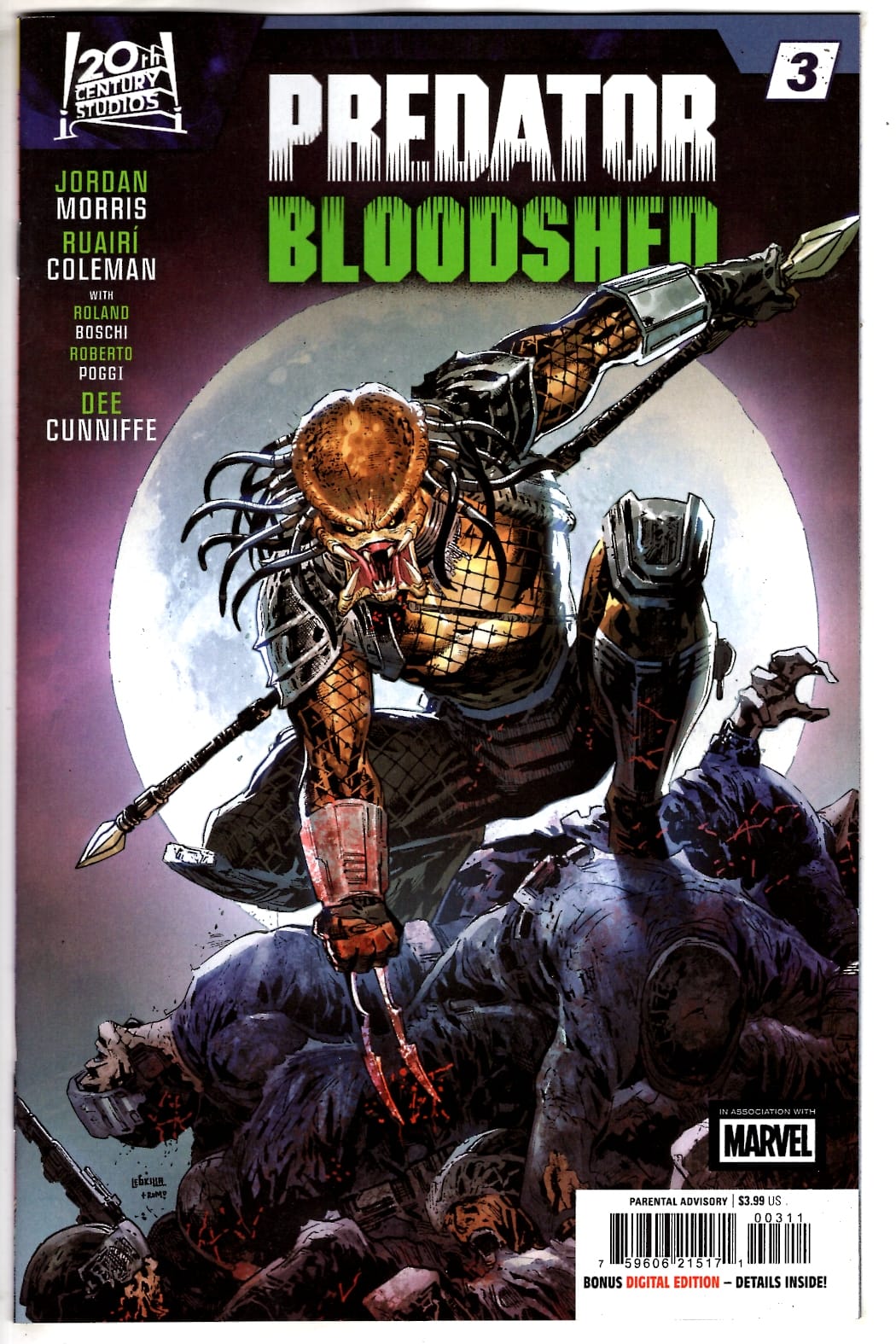 Marvel NEW THIS WEEK PREDATOR: BLOODSHED #3 (VF/NM)