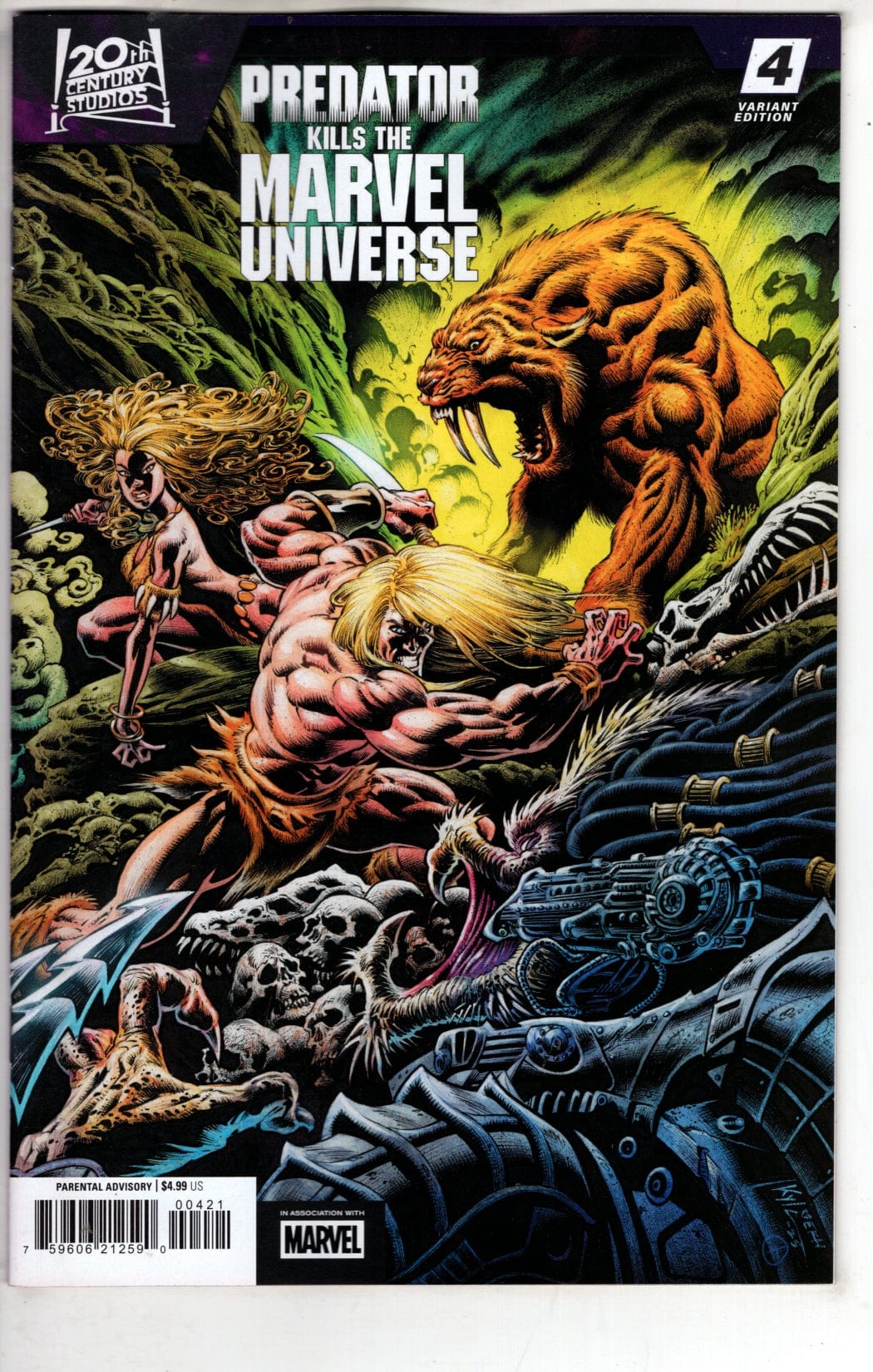 Marvel NEW THIS WEEK PREDATOR KILLS THE MARVEL UNIVERSE #4  HUNTING THE HUNTERS VARIANT [VF/NM]