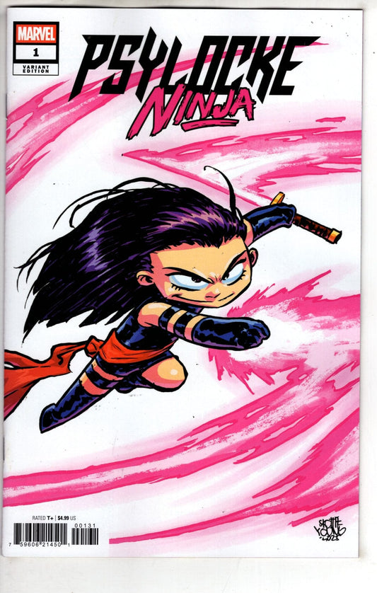 Marvel NEW THIS WEEK PSYLOCKE: NINJA #1 SKOTTIE YOUNG VARIANT (VF/NM)