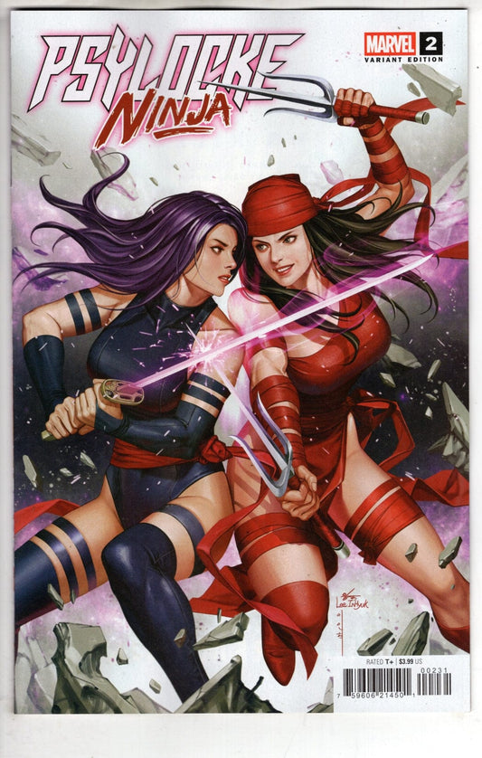 Marvel NEW THIS WEEK PSYLOCKE: NINJA #2 INHYUK LEE VERSUS ELEKTRA VARIANT (VF/NM)