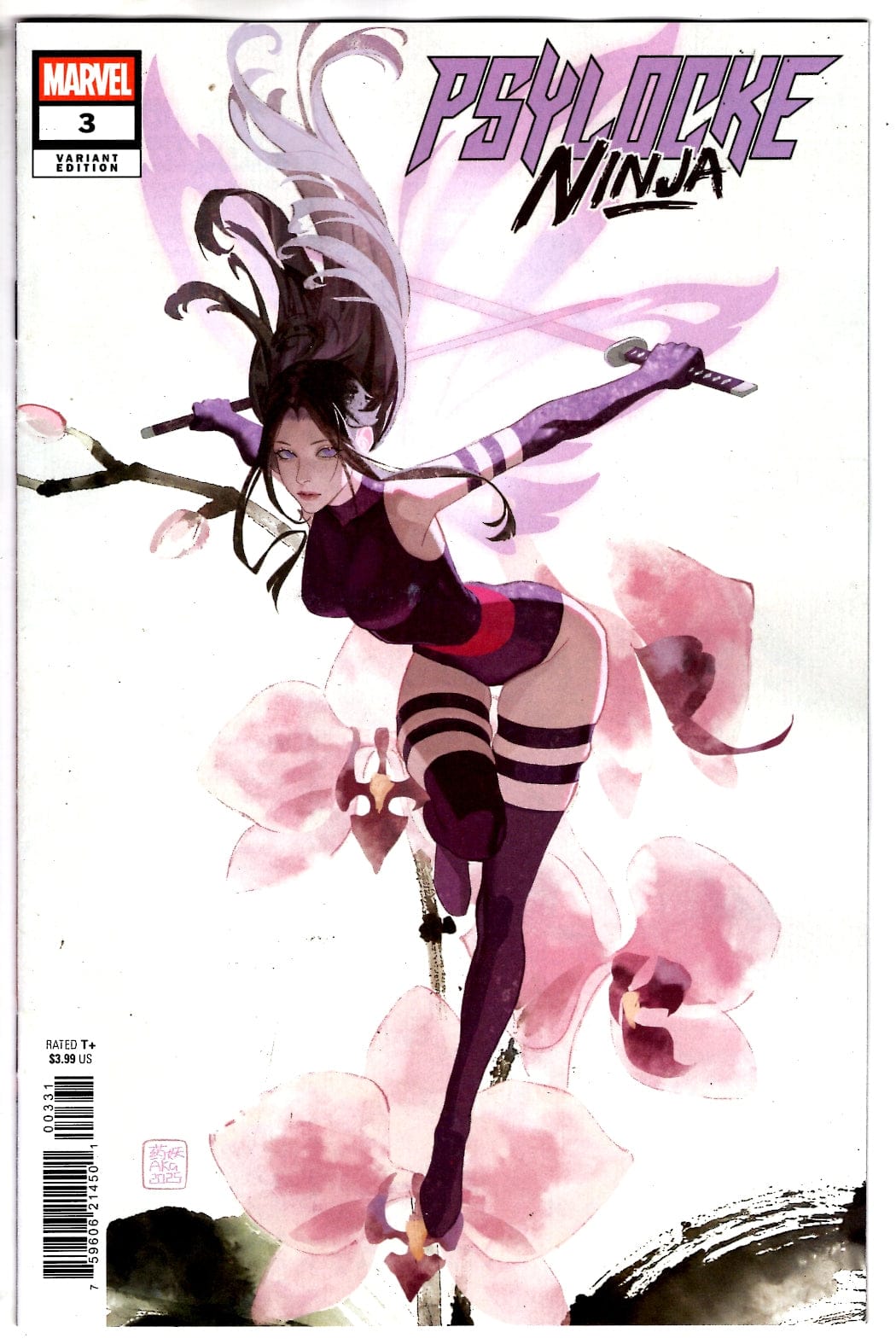 Marvel NEW THIS WEEK PSYLOCKE: NINJA #3 PSYLOCKE VARIANT (VF/NM)