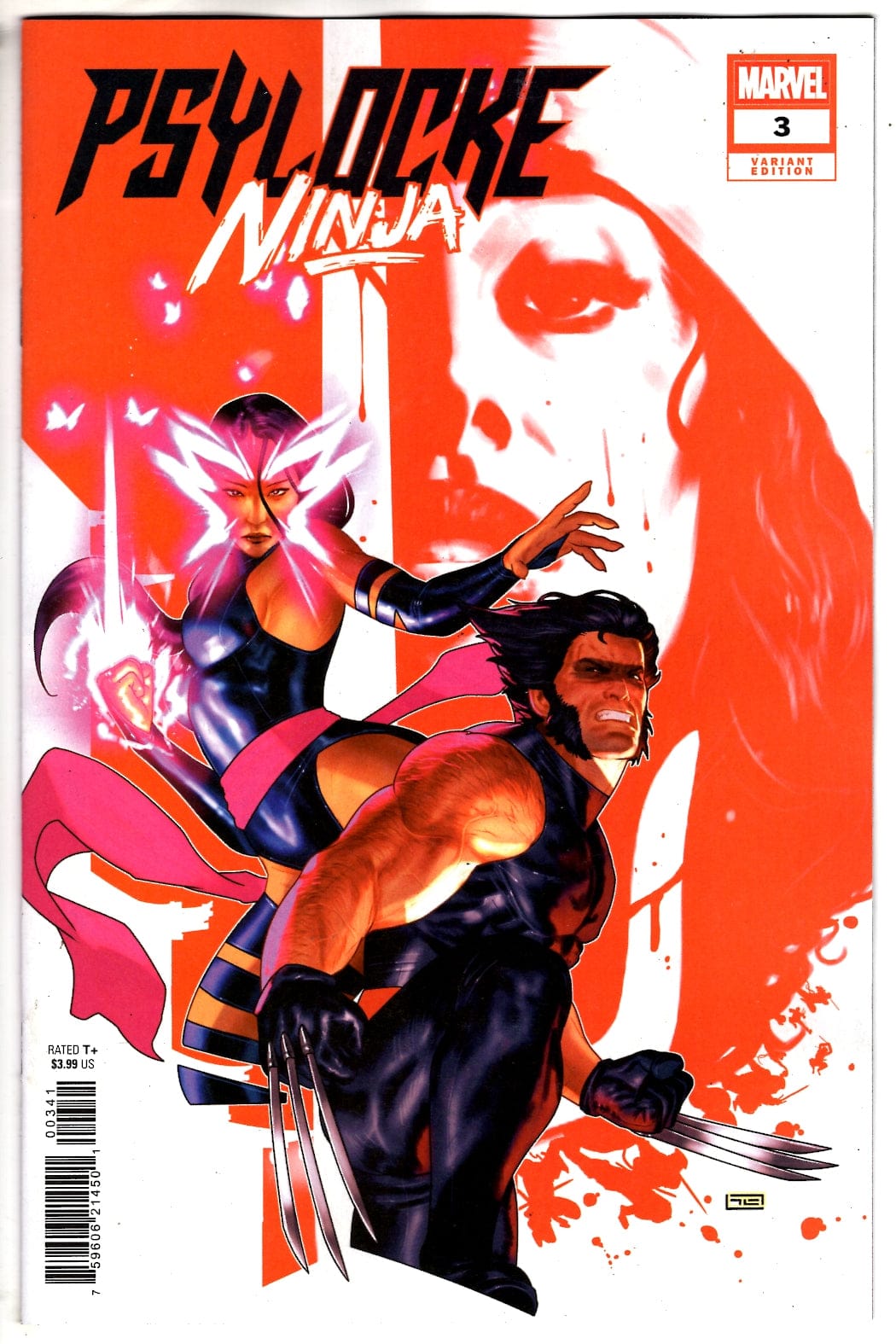 Marvel NEW THIS WEEK PSYLOCKE: NINJA #3 TAURIN CLARKE VARIANT (VF/NM)