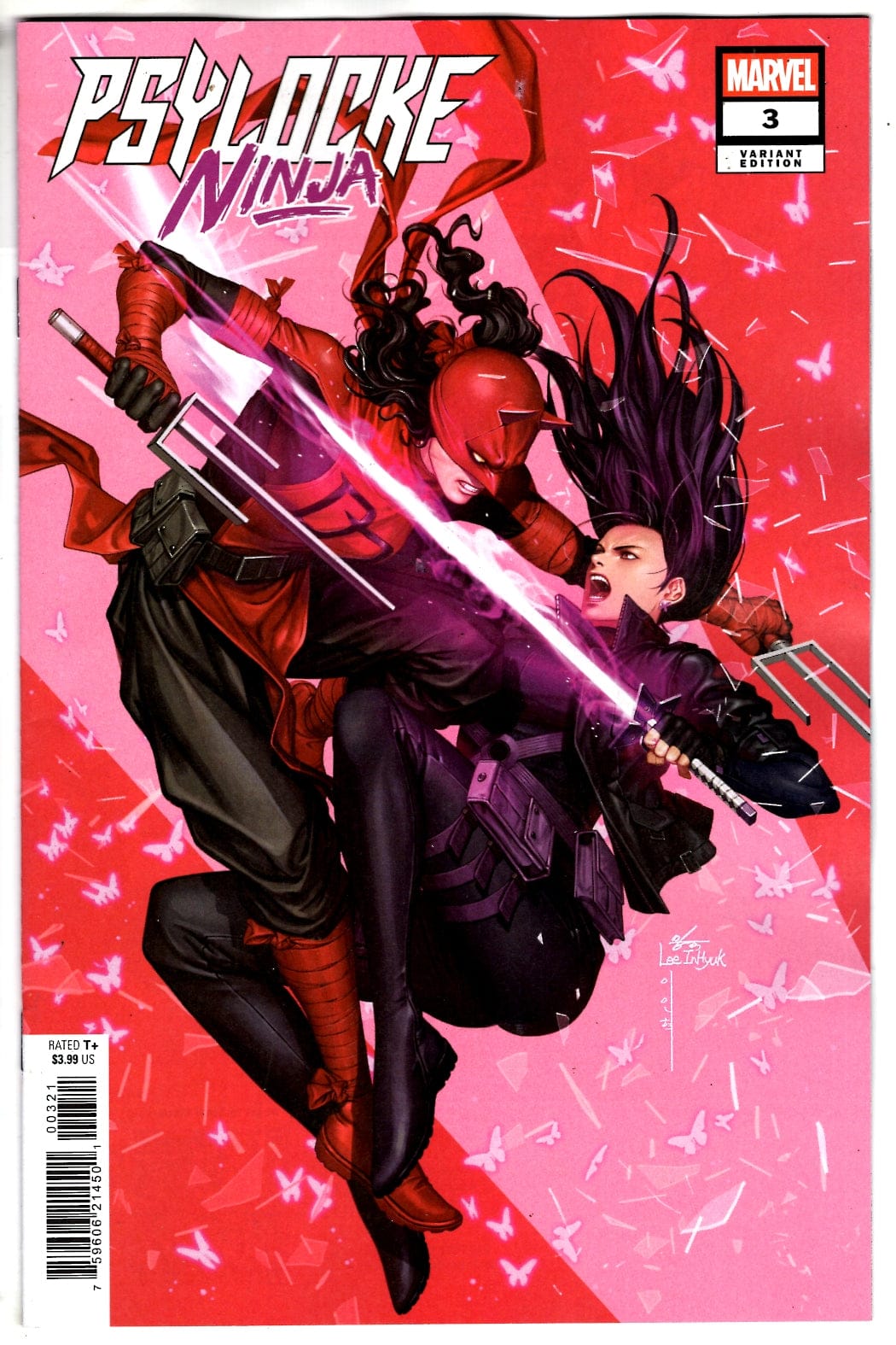 Marvel NEW THIS WEEK PSYLOCKE: NINJA #3  VERSUS ELEKTRA VARIANT (VF/NM)