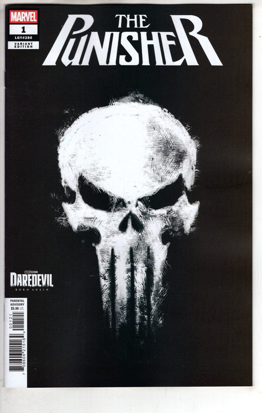 Marvel NEW THIS WEEK PUNISHER #1 ADAM ROSS MARVEL TELEVISION LOGO VARIANT (VF/NM)