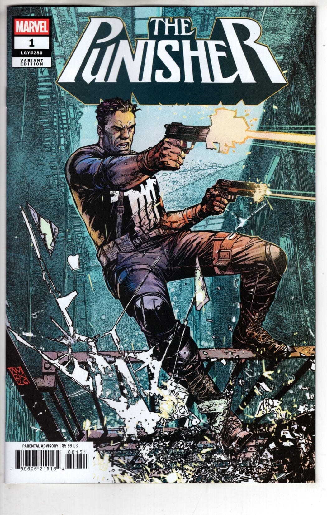 Marvel NEW THIS WEEK PUNISHER #1 ALEX MALEEV VARIANT (VF/NM)
