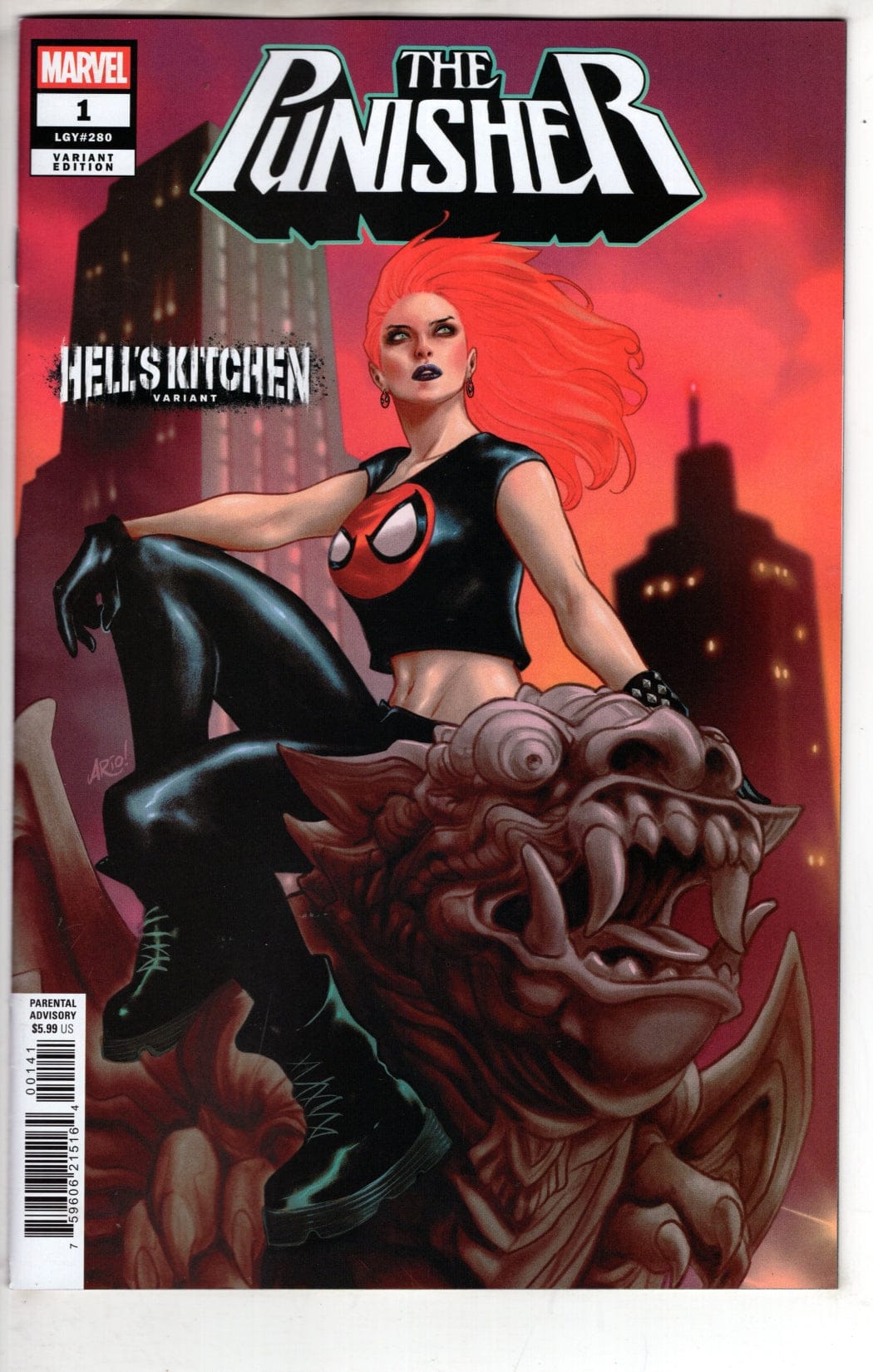 Marvel NEW THIS WEEK PUNISHER #1 ARIO ANINDITO HELL'S KITCHEN VARIANT (VF/NM)