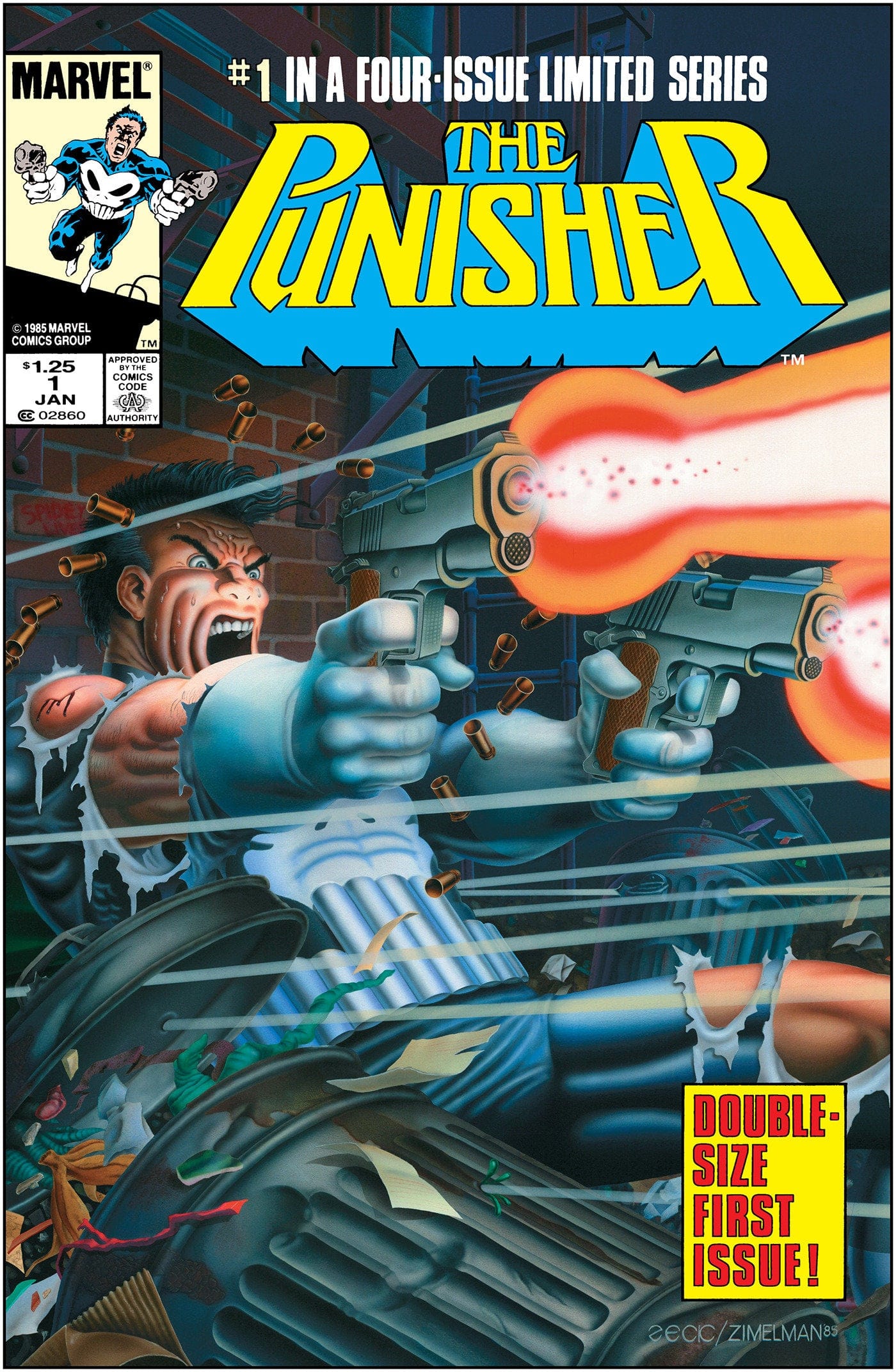 Marvel NEW THIS WEEK PUNISHER #1 FACSIMILE EDITION FOIL VARIANT (VF/NM)