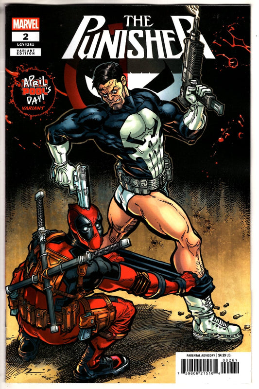 Marvel NEW THIS WEEK PUNISHER #2 CHAD HARDIN APRIL POOL'S DAY VARIANT (VF/NM)