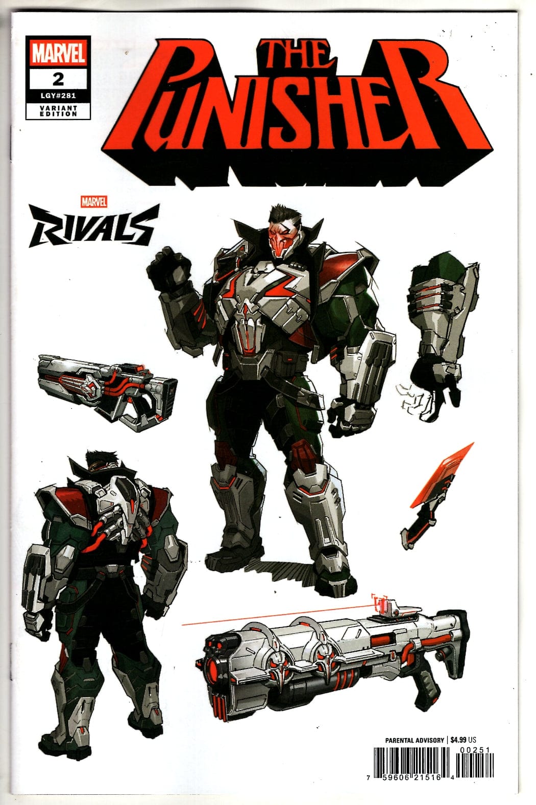 Marvel NEW THIS WEEK PUNISHER #2 NETEASE GAMES MARVEL RIVALS VARIANT (VF/NM)