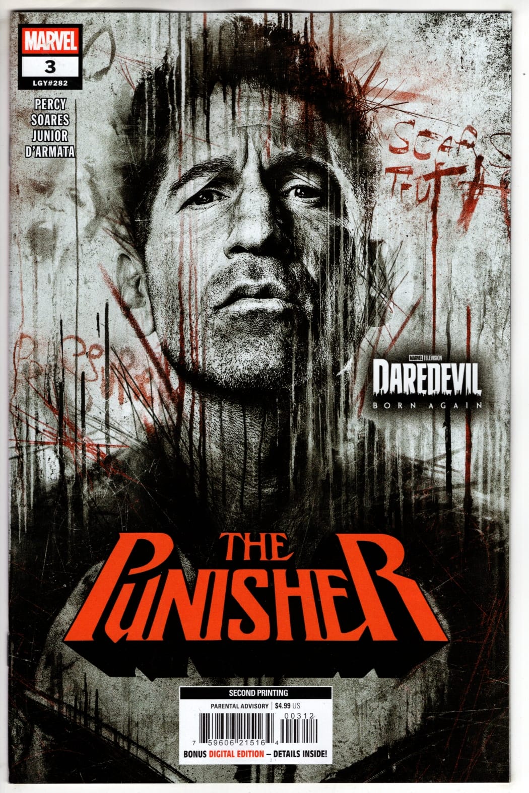 Marvel NEW THIS WEEK PUNISHER #3 MARVEL TELEVISION 2ND PRINTING VARIANT (VF/NM)