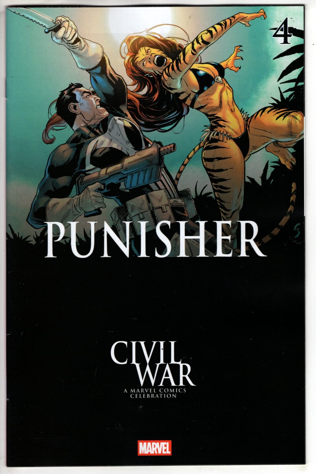 Marvel NEW THIS WEEK PUNISHER #4 TBD ARTIST CIVIL WAR CELEBRATION VARIANT (VF/NM)