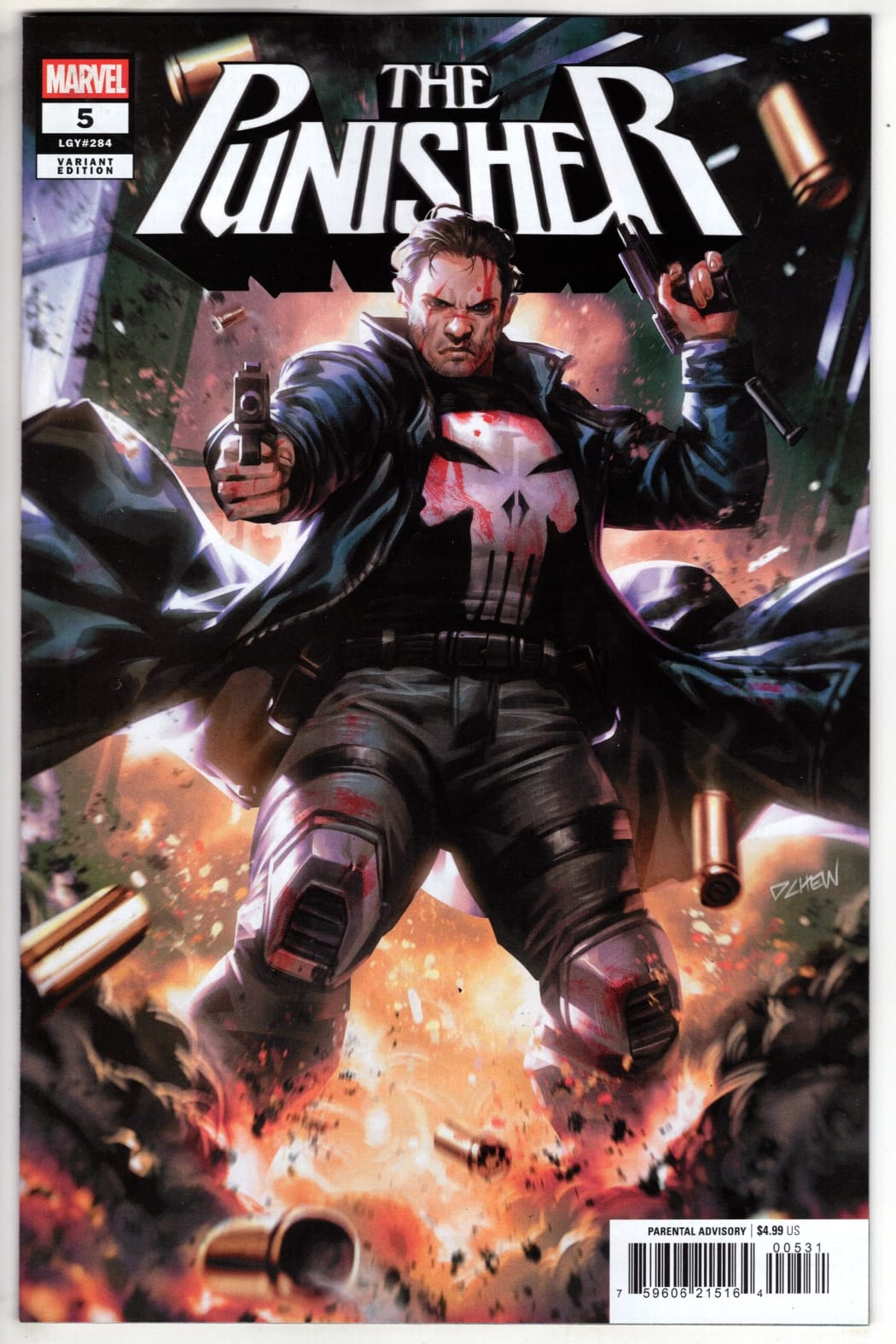 Marvel NEW THIS WEEK PUNISHER #5 DERRICK CHEW VARIANT (VF/NM)